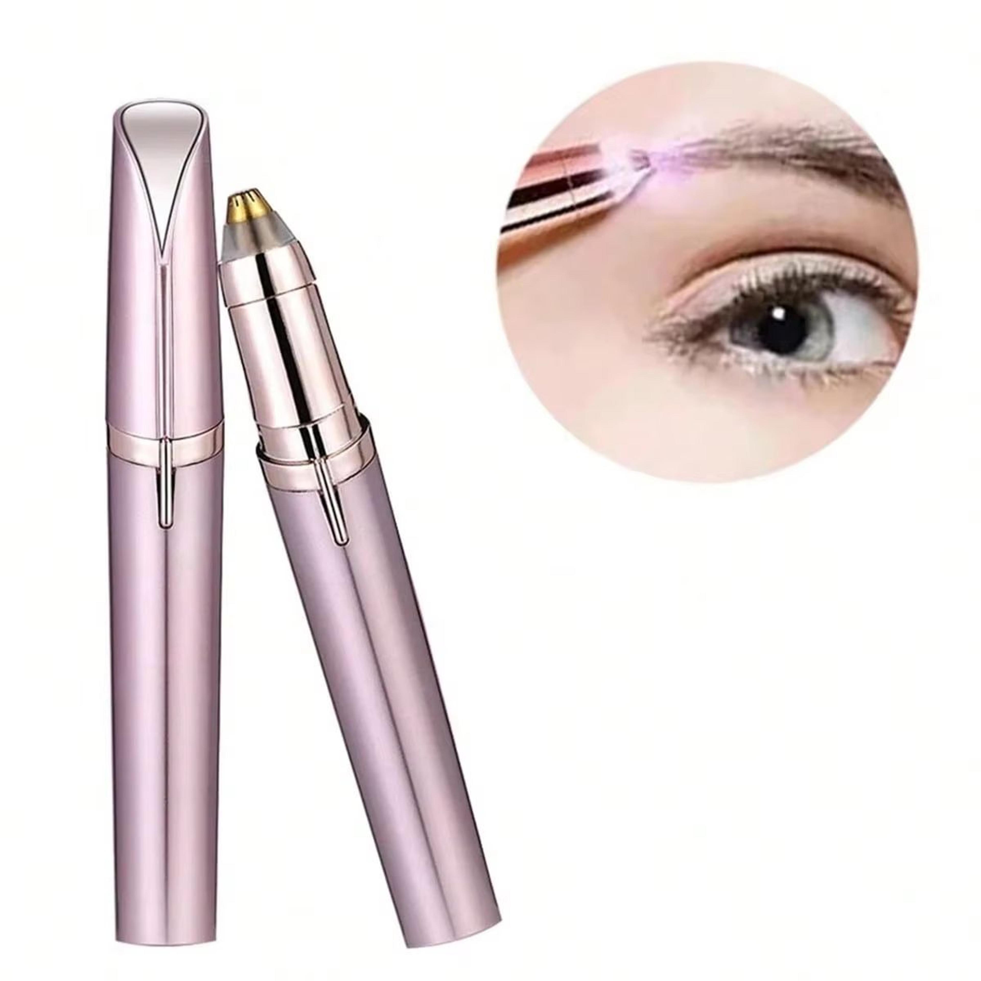 Portable Electric Eyebrow Trimmer Painless Facial Hair Remover USB Rechargeable Precision Shaver 1