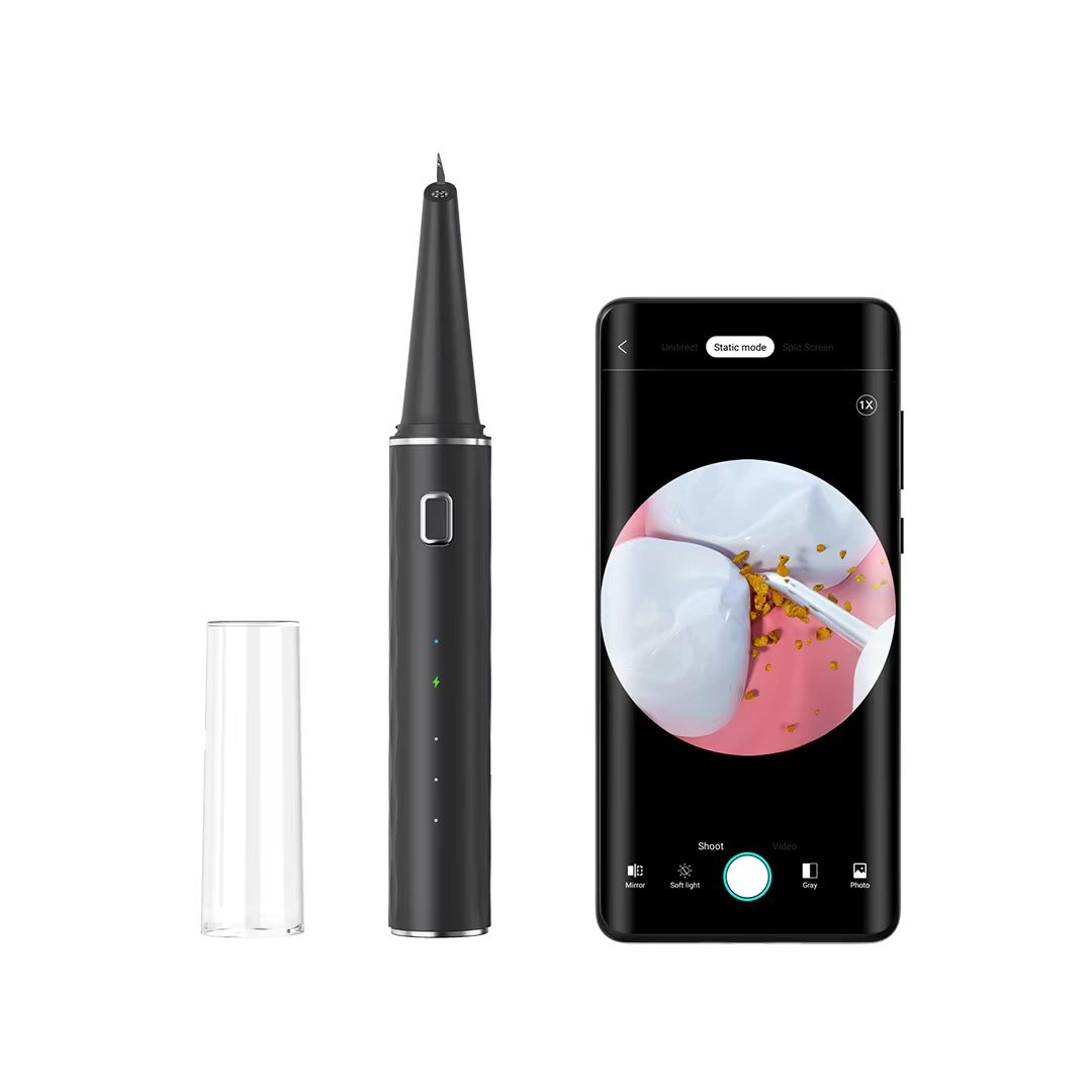 USB Rechargeable Electric Dental Scaler Ultrasonic Tartar Remover With LED Precision Teeth Cleaner 7