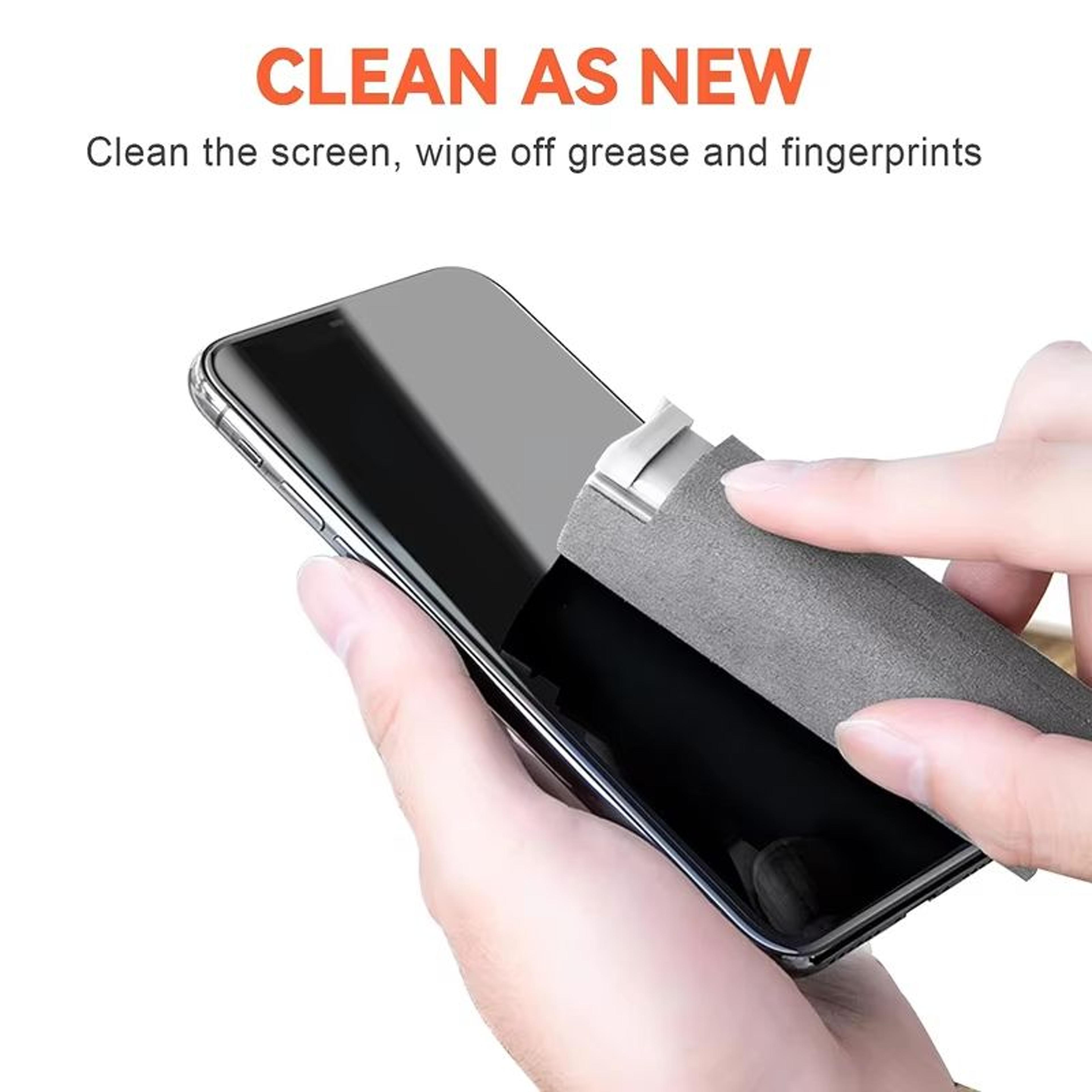 2in1 Screen Cleaner Kit Portable Phone Screen Cleaner Spray  Wipe For Laptop Tablet And Car Display 4
