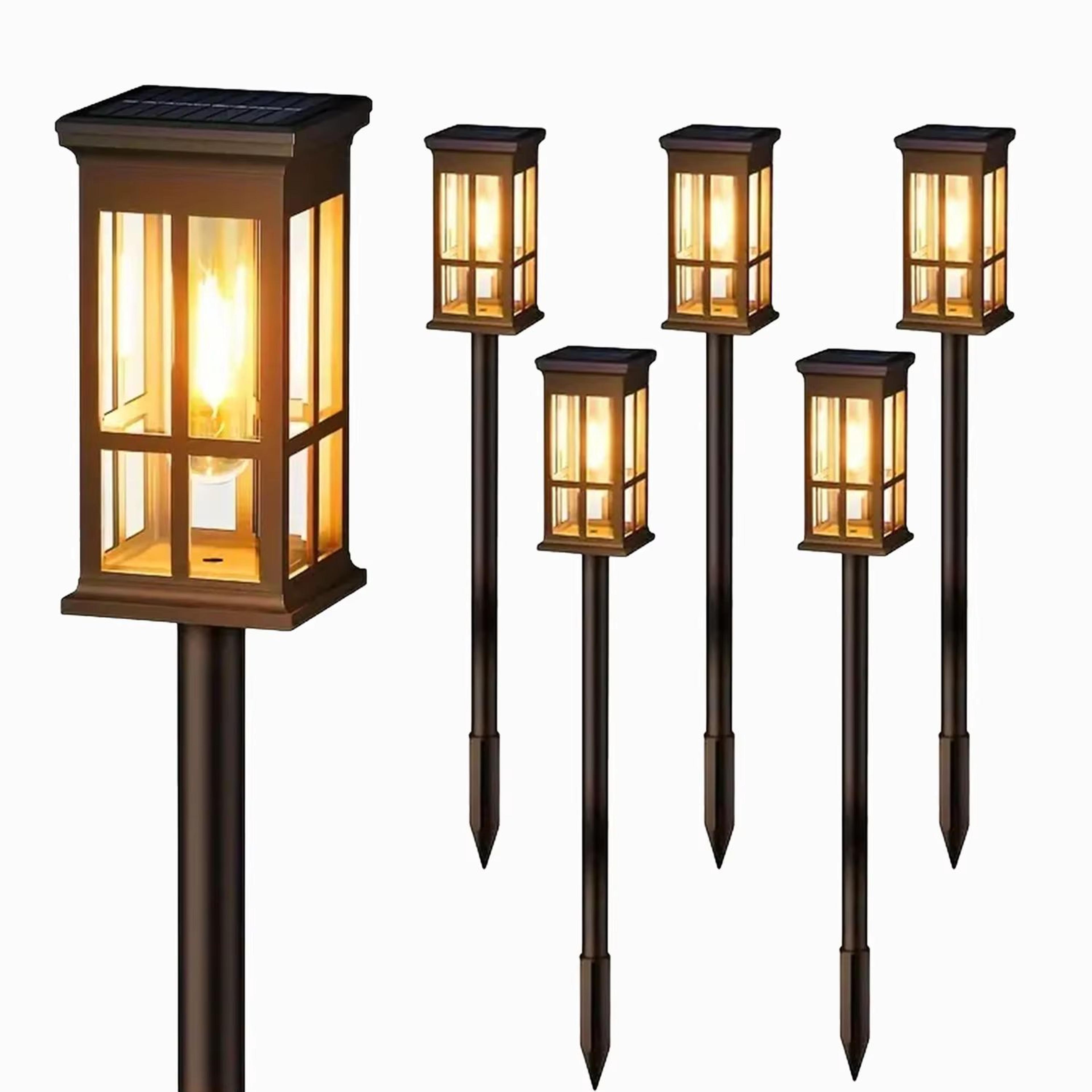 SolarGlow LED Pathway Lights Set For Garden Walkways And Outdoor Landscaping 6