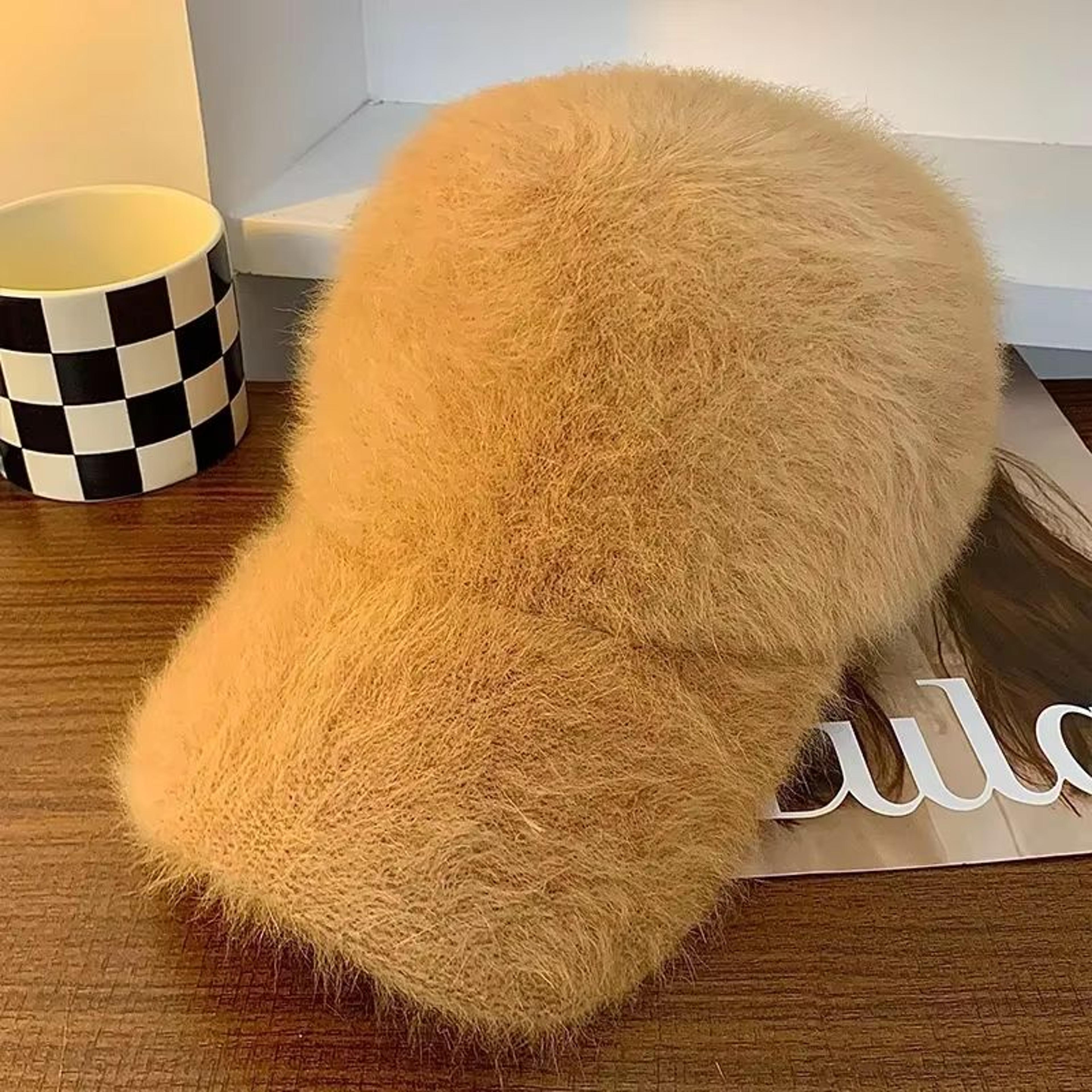 SoftFluff Rabbit Plush Baseball Cap For Women With Slim Face Fit 9