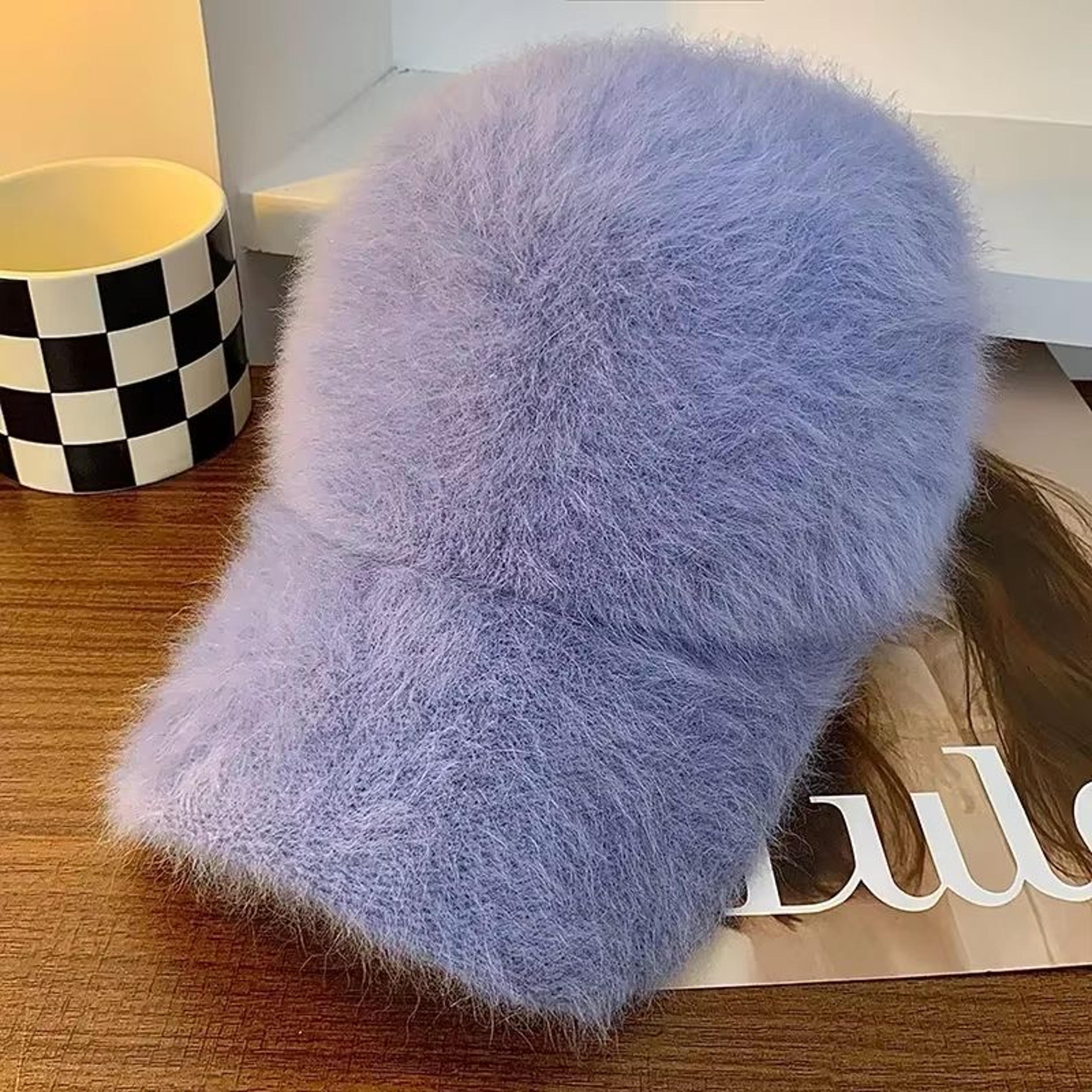 SoftFluff Rabbit Plush Baseball Cap For Women With Slim Face Fit 10