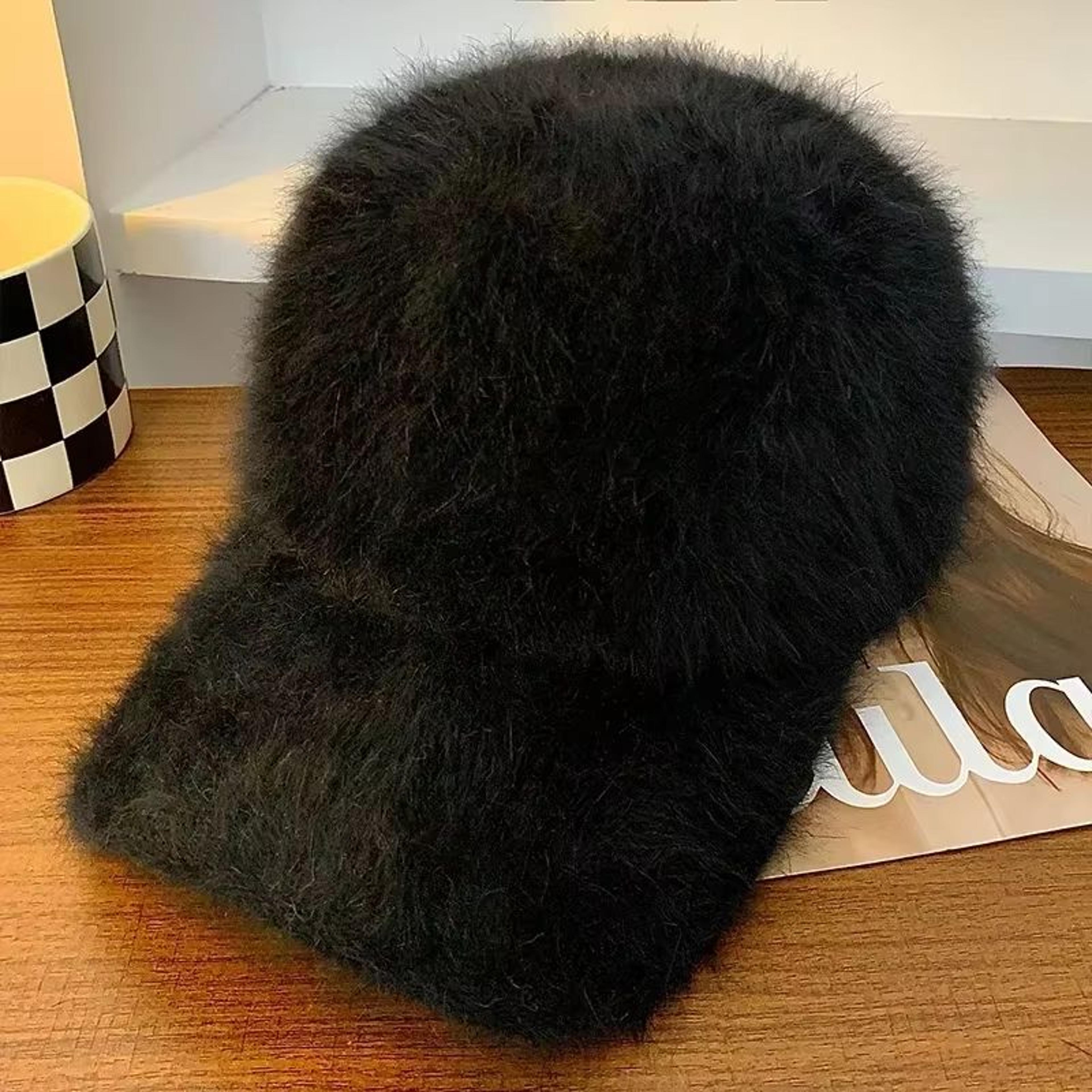 SoftFluff Rabbit Plush Baseball Cap For Women With Slim Face Fit 8