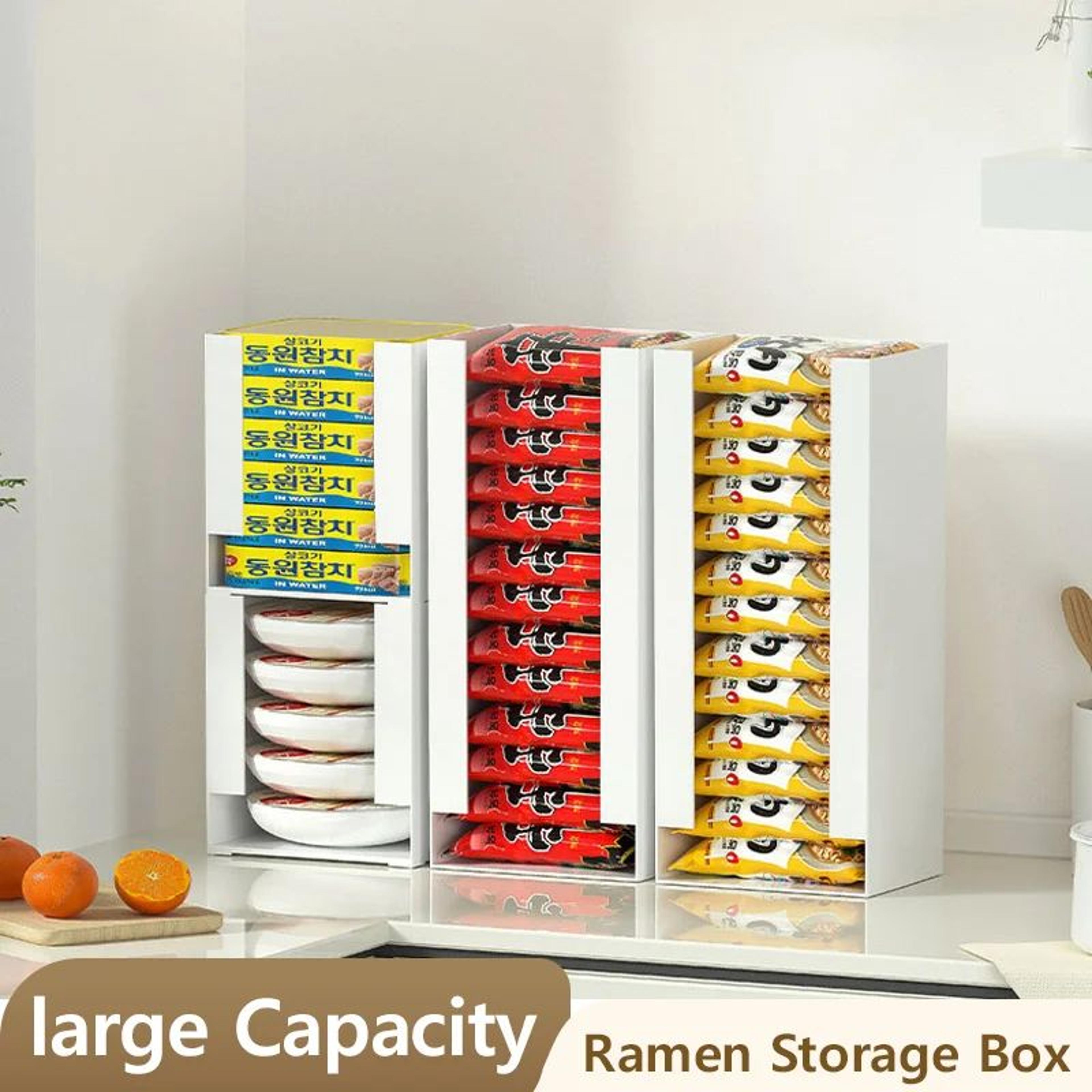 korean ramen storage box multi functional tabletop organizer