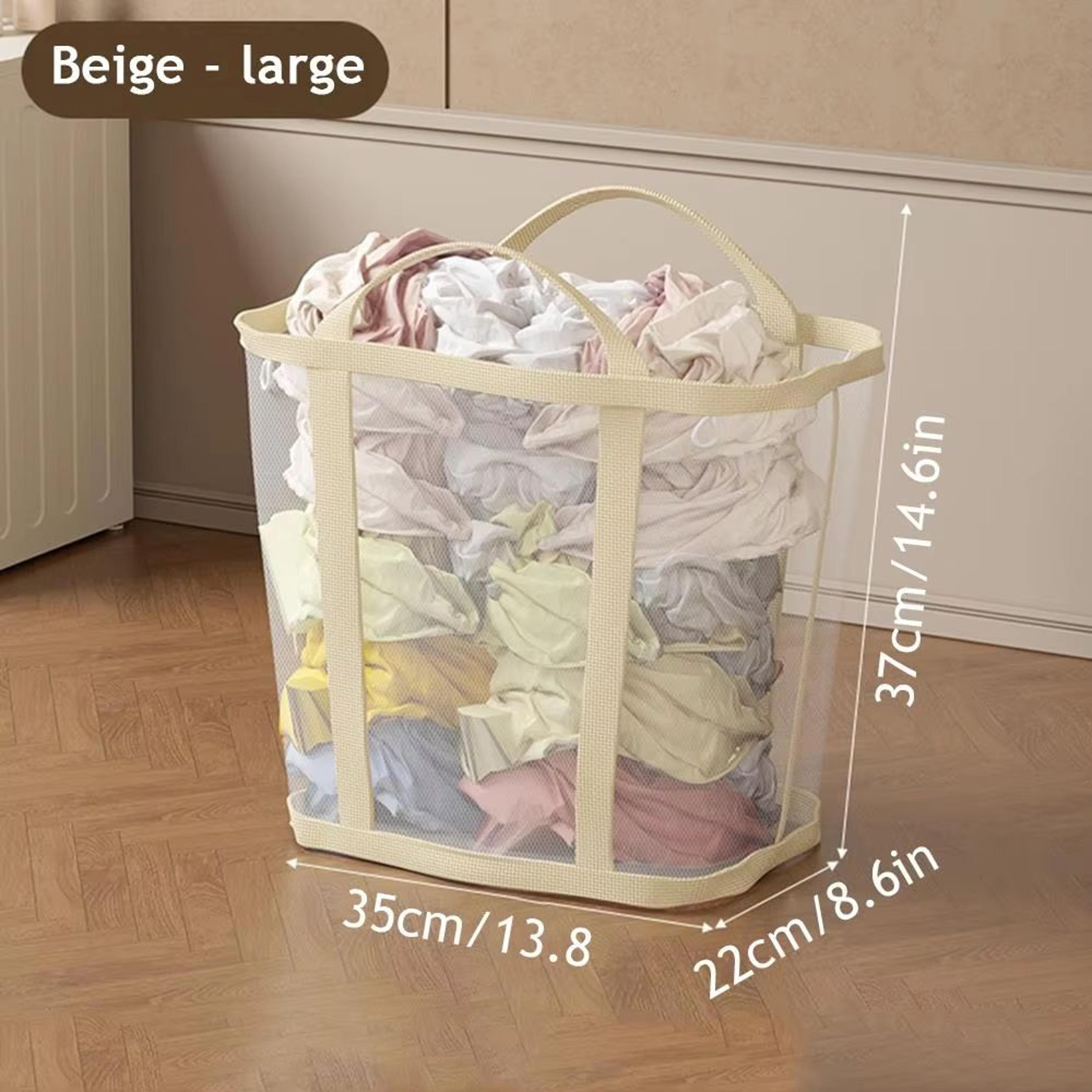 FlexiFold Laundry Basket Bag With Handles For Clothes And Toy Storage 6