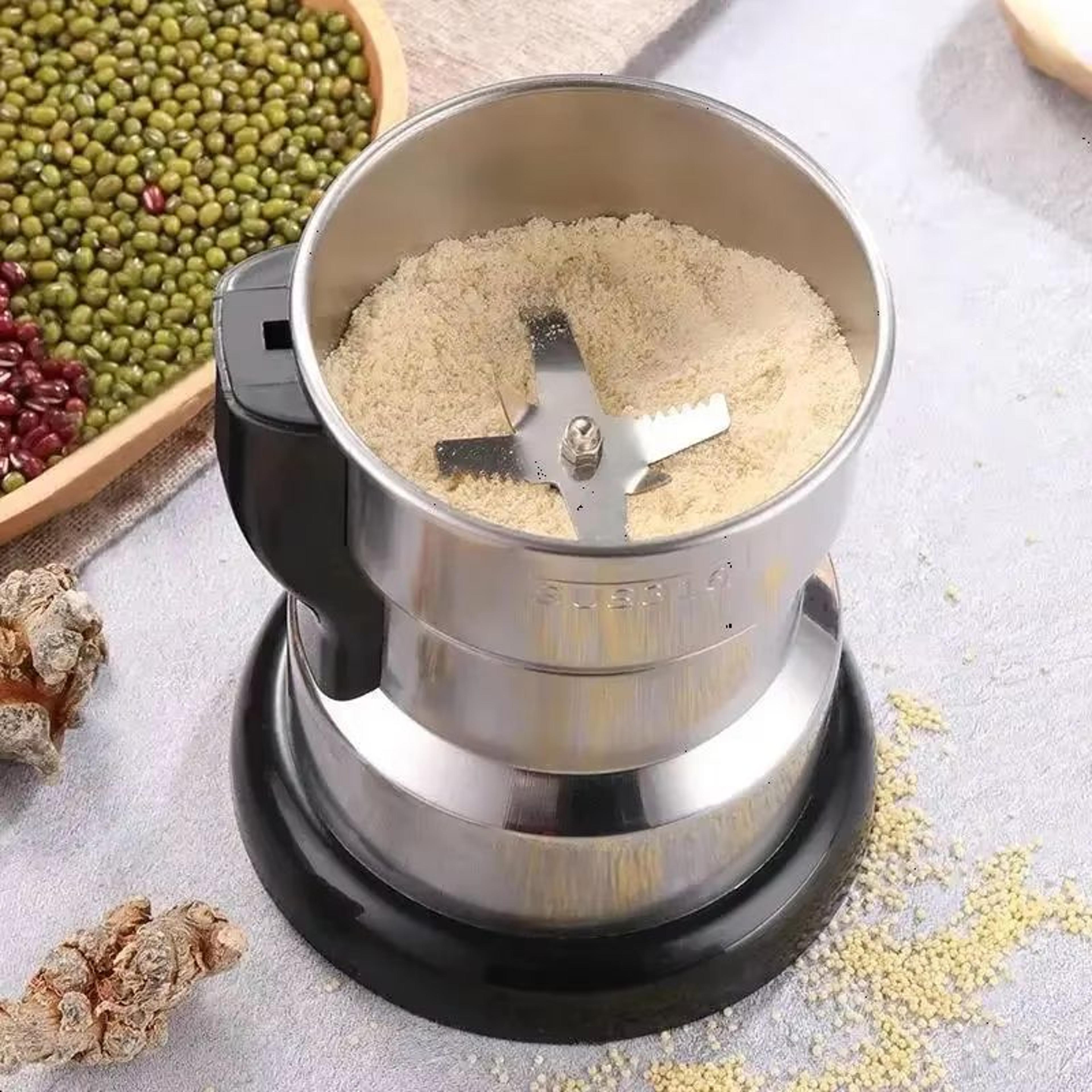 400w electric coffee grinder multifunctional stainless steel spice and grain grinder