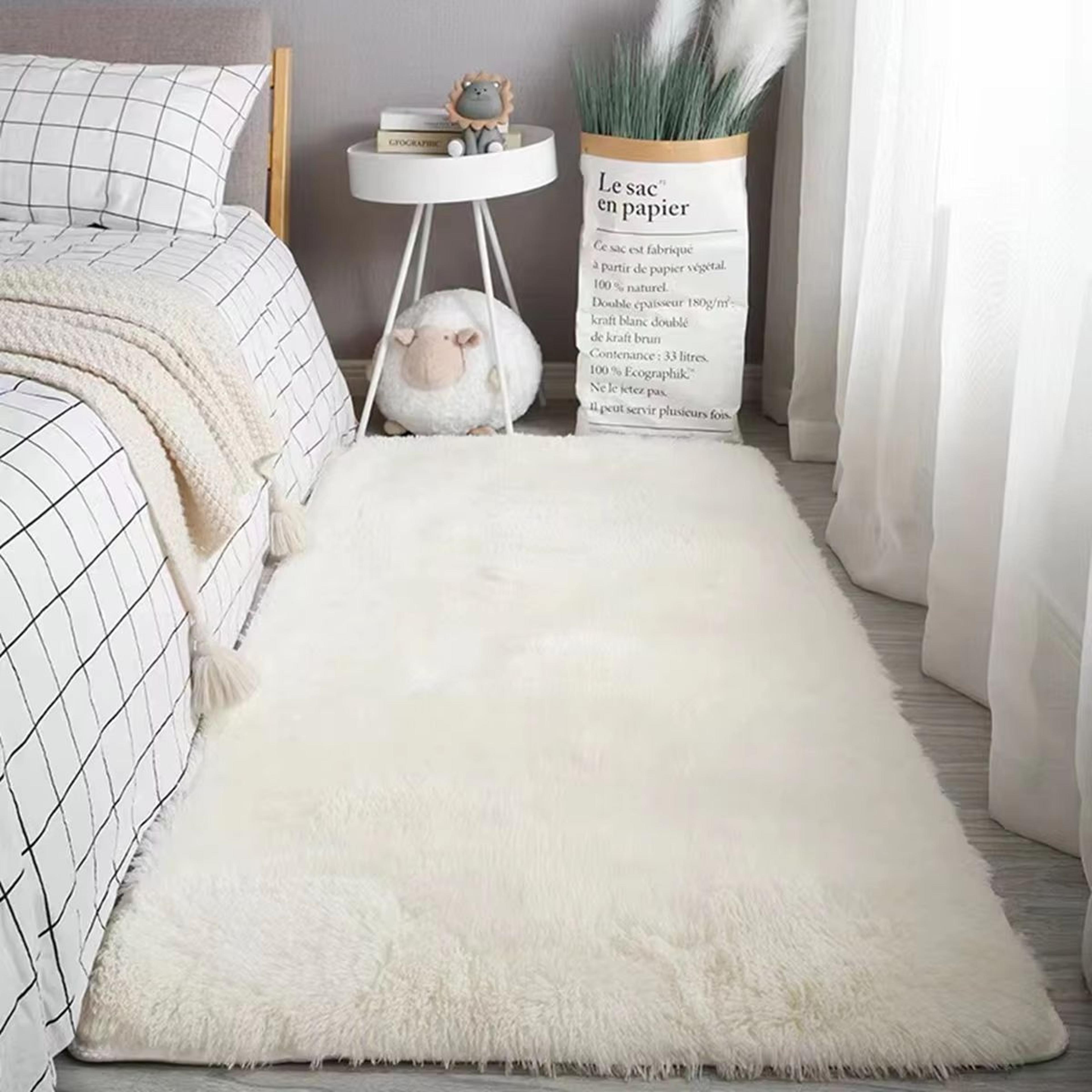 Cozy Tie Dye Fluffy Shag Area Rug For Bedroom And Living Room 7