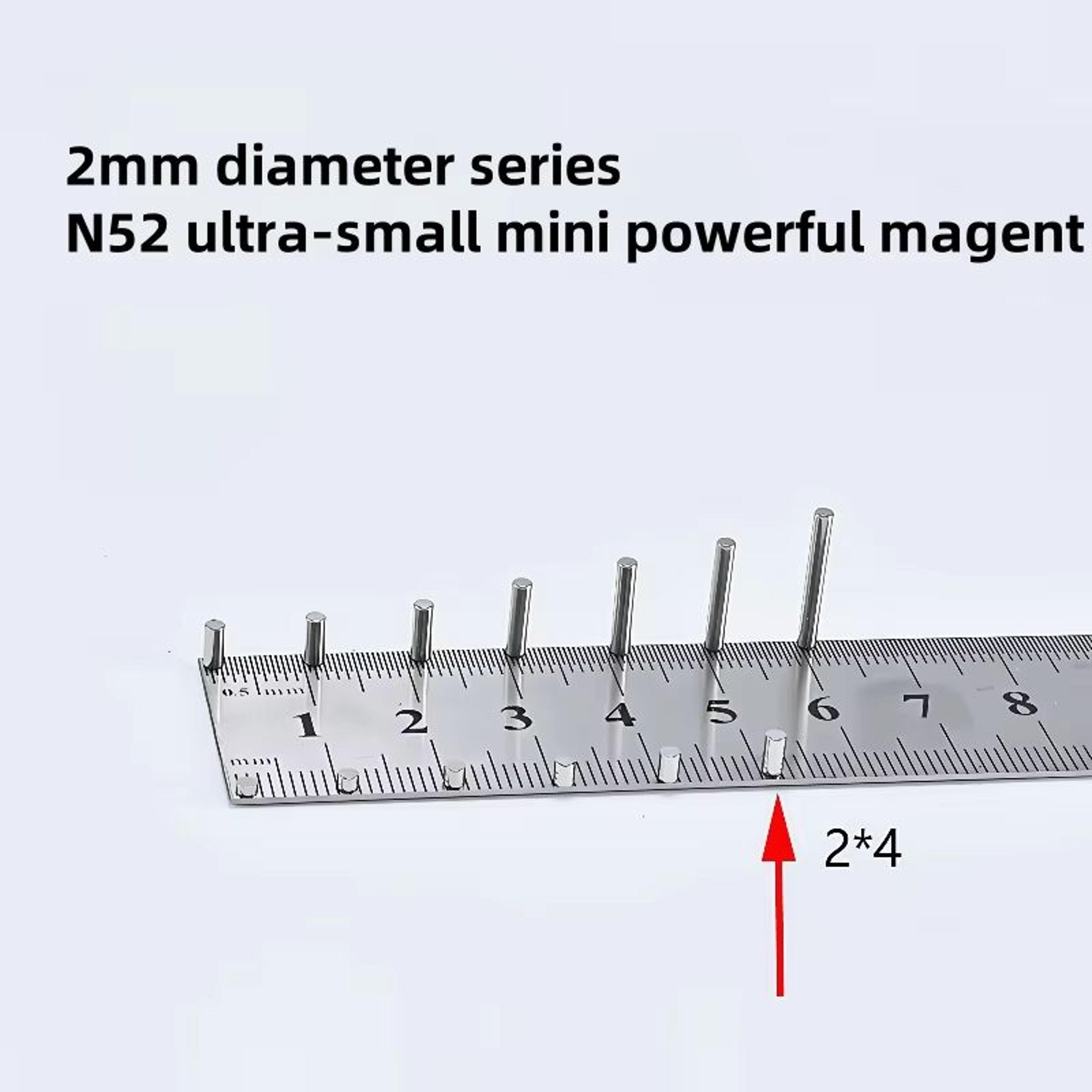 N52 Mini Neodymium Magnets Set  Strong Mini Magnets 2mm UltraPowerful Refrigerator  Craft Magnets 1 11