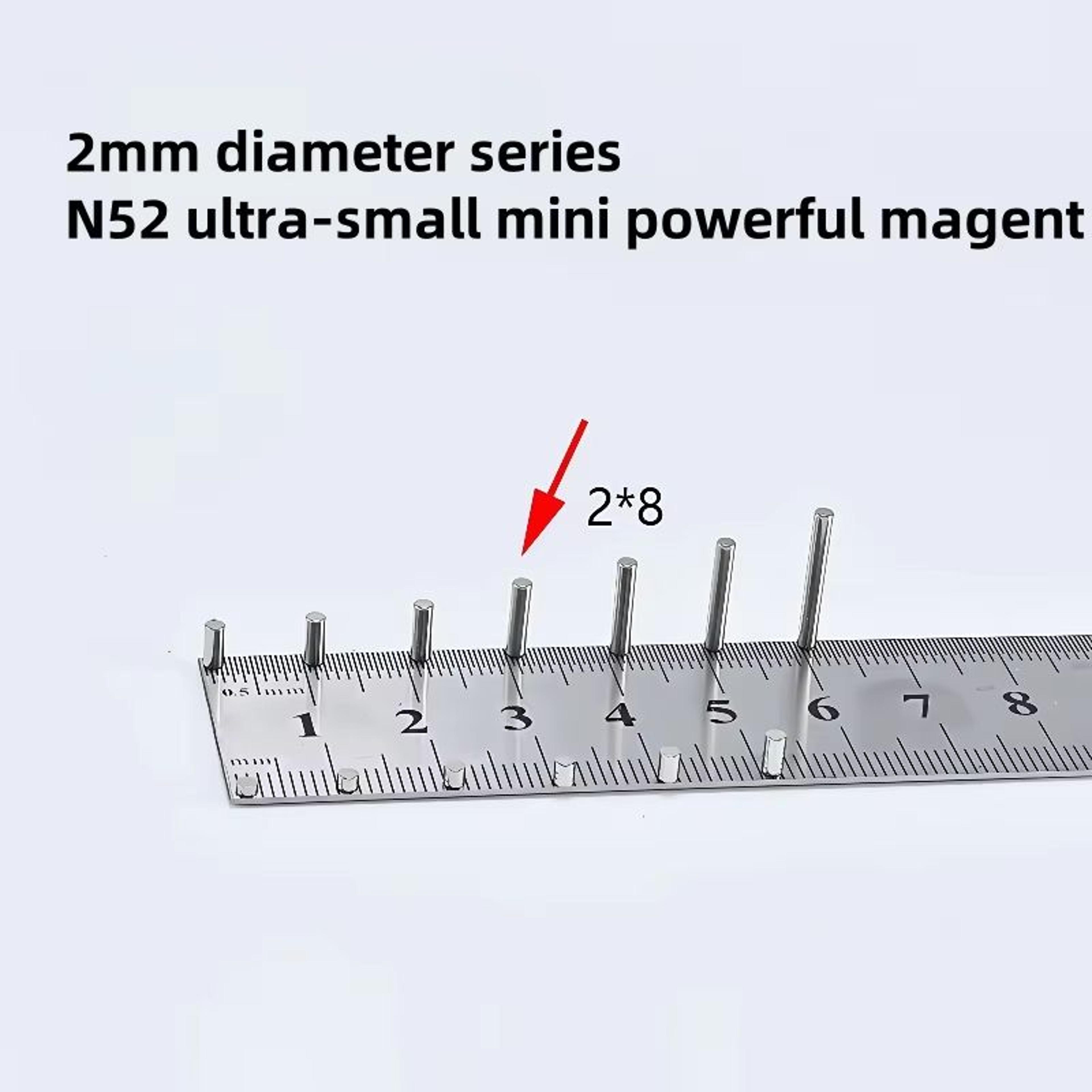 N52 Mini Neodymium Magnets Set  Strong Mini Magnets 2mm UltraPowerful Refrigerator  Craft Magnets 1 13