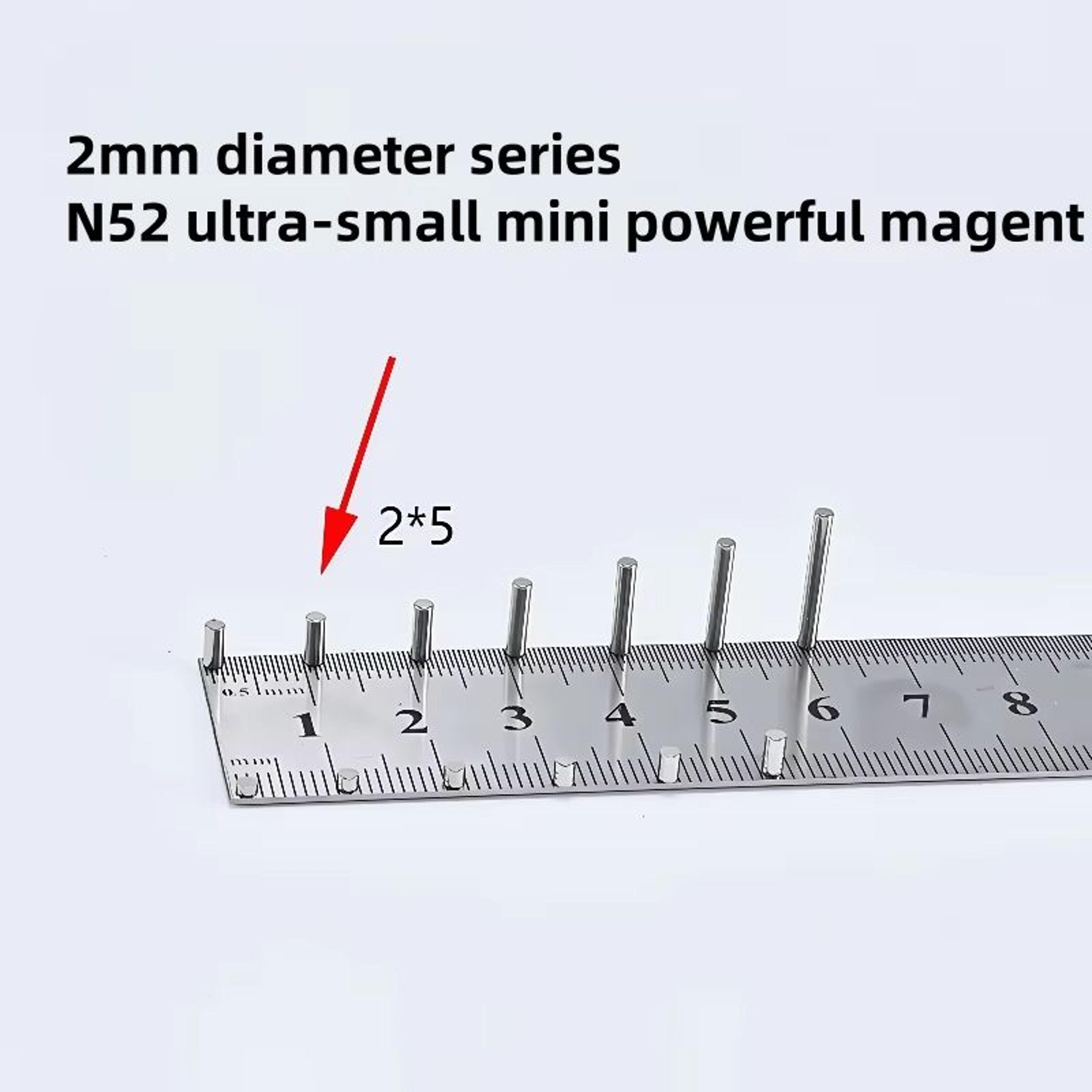 N52 Mini Neodymium Magnets Set  Strong Mini Magnets 2mm UltraPowerful Refrigerator  Craft Magnets 1 14