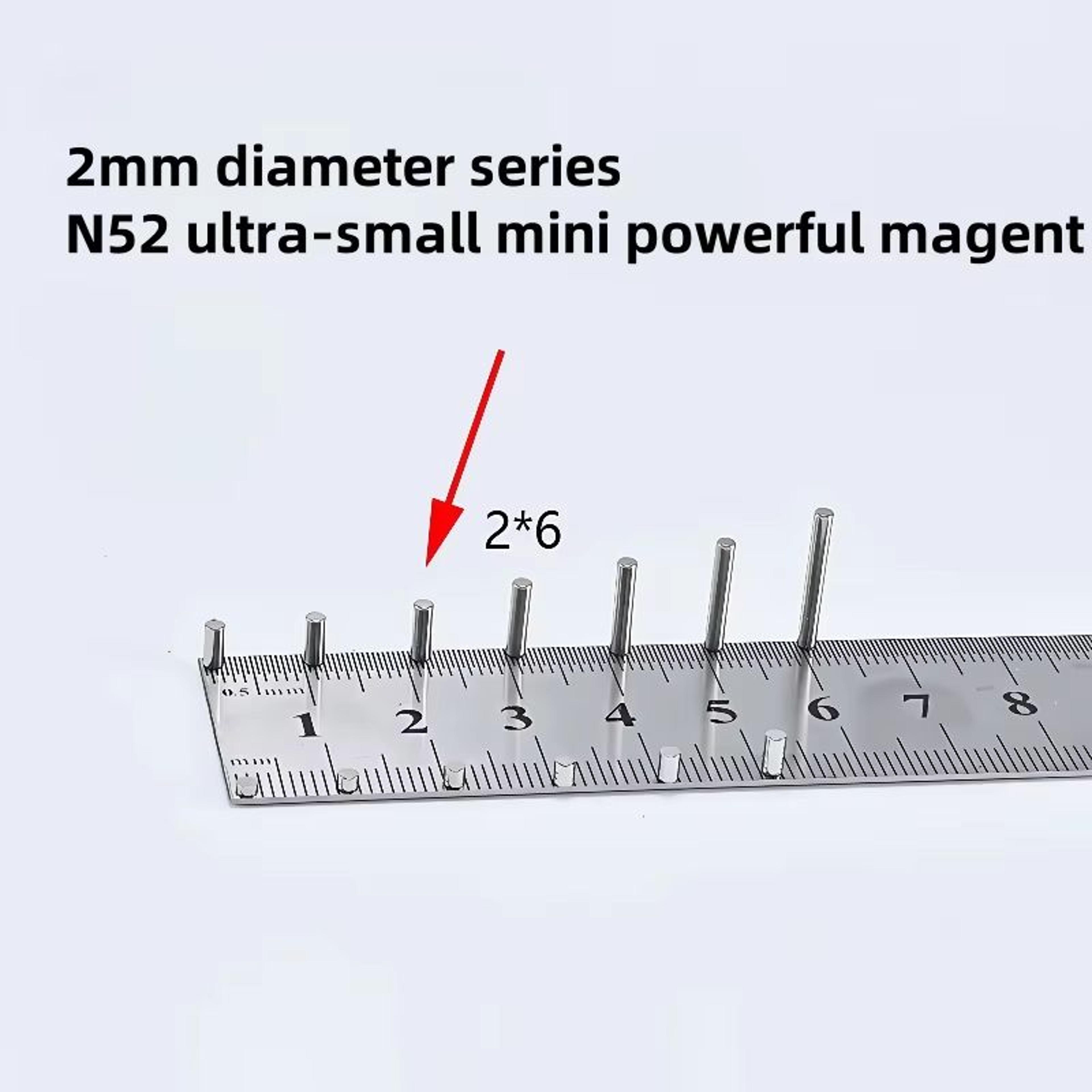 N52 Mini Neodymium Magnets Set  Strong Mini Magnets 2mm UltraPowerful Refrigerator  Craft Magnets 1 15