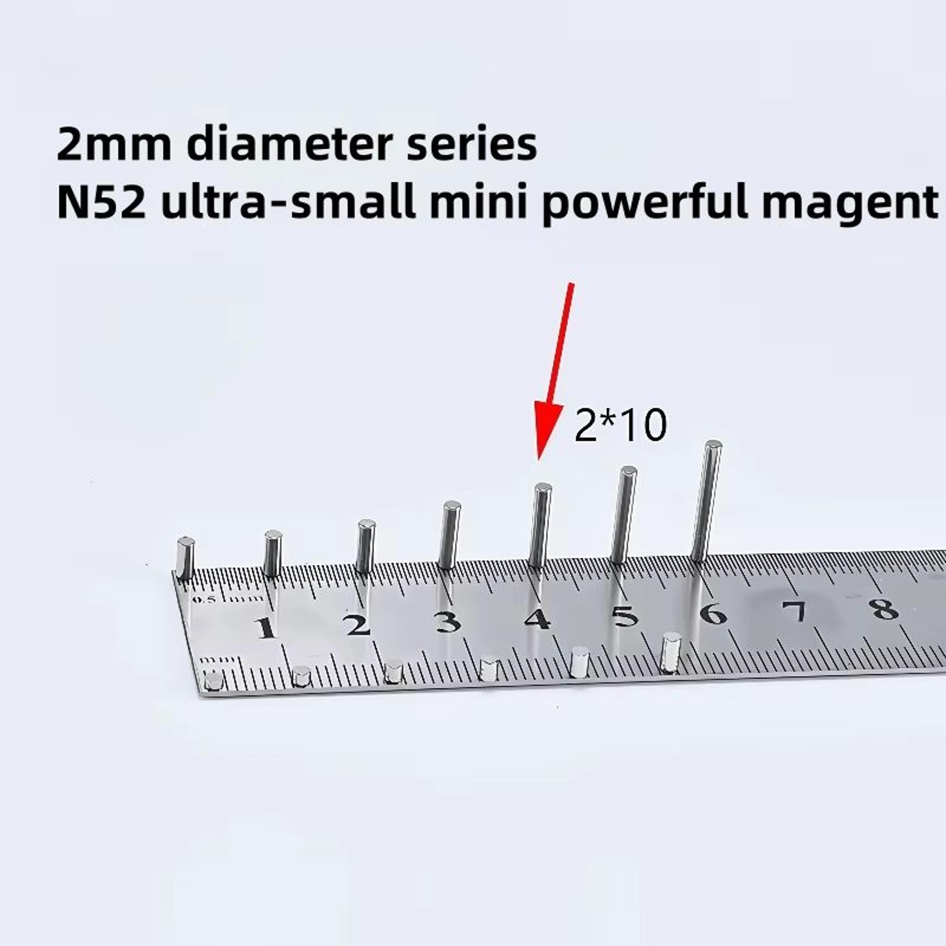 N52 Mini Neodymium Magnets Set  Strong Mini Magnets 2mm UltraPowerful Refrigerator  Craft Magnets 1 16