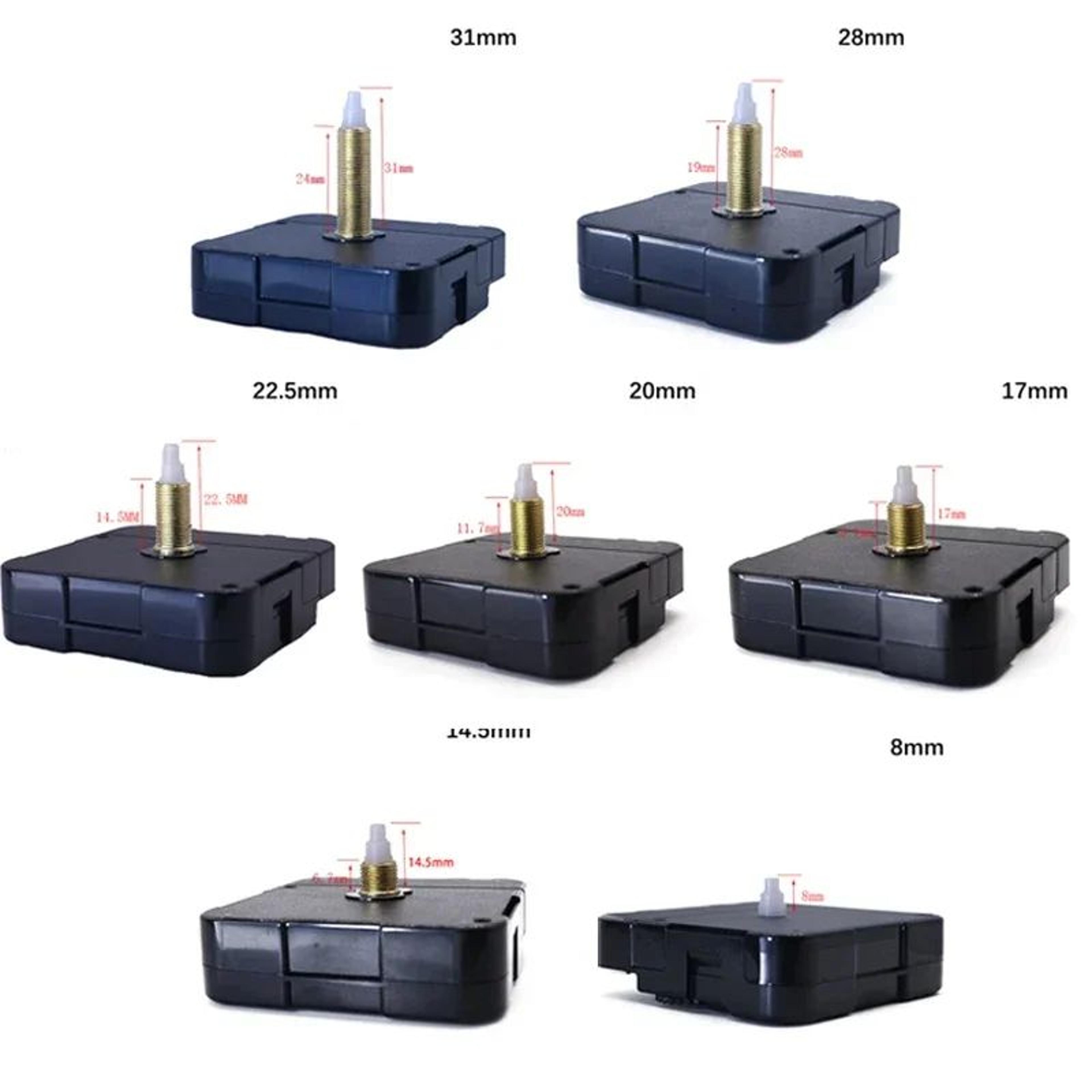 31mm Silent Quartz Clock Movement DIY Long Shaft Repair Kit 5