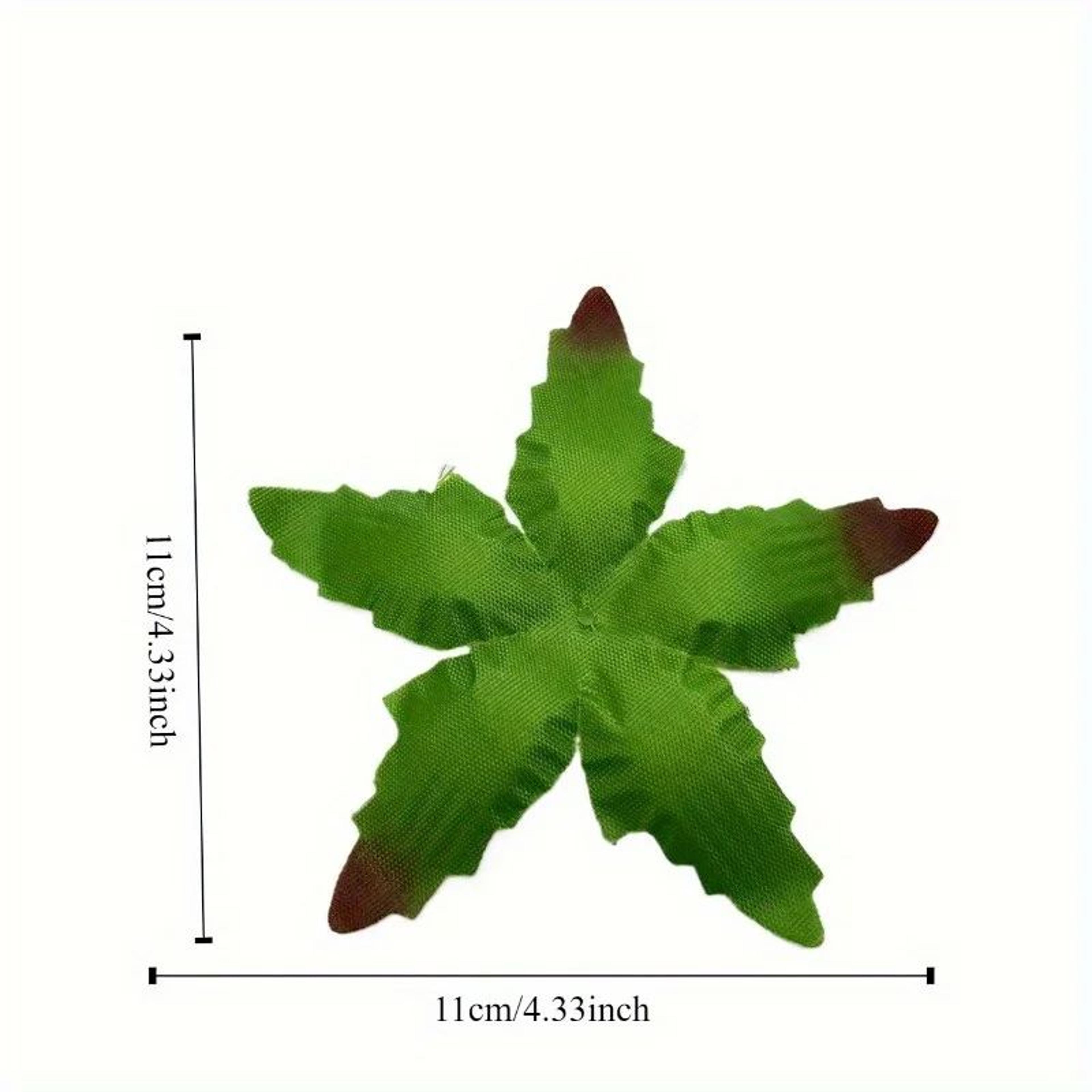 Realistic Artificial Rose Leaves 50100pcs DIY Bouquet Decoration Accessories 2