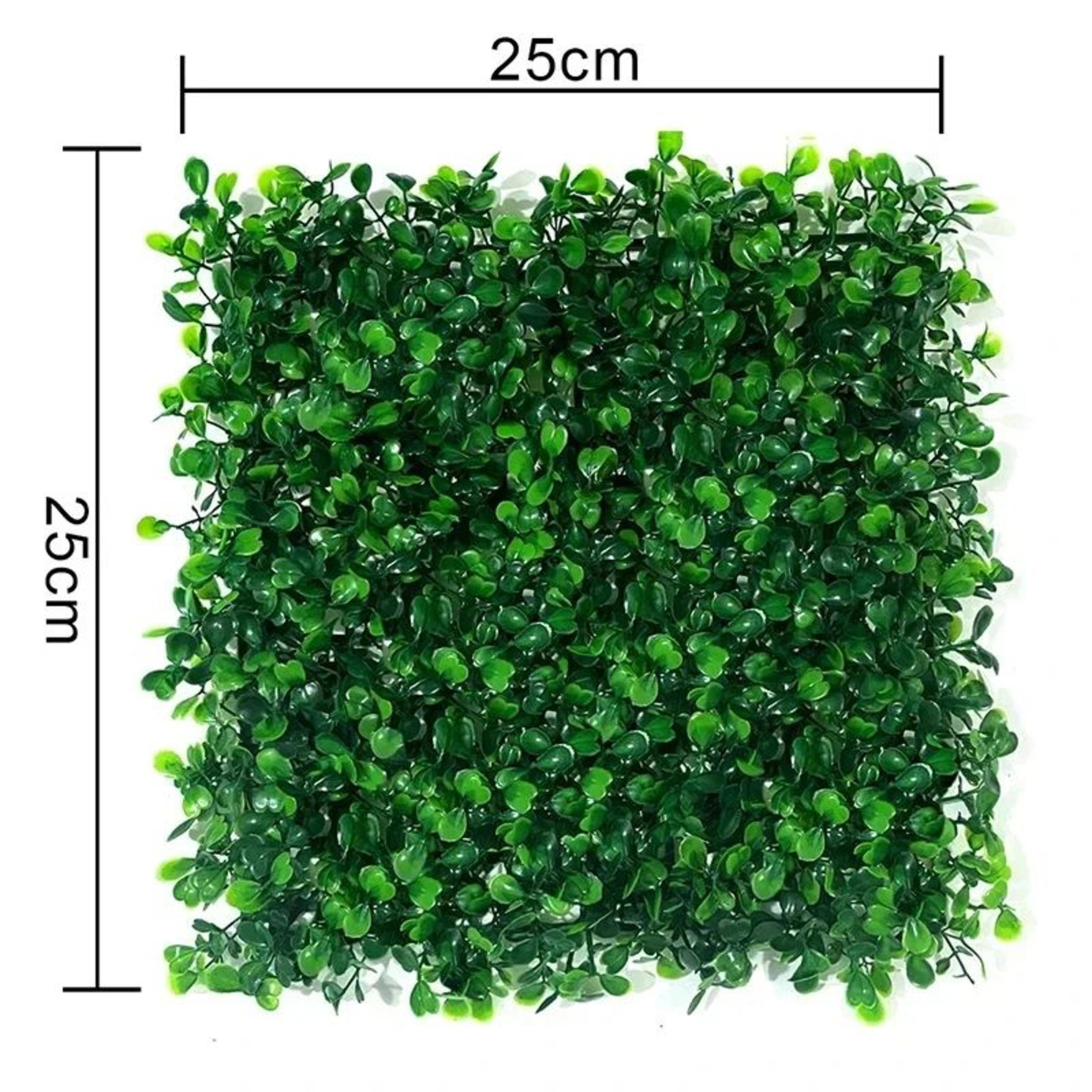 UVProtected Artificial Boxwood Wall Panels Set For Privacy Fence And Green Decor 5