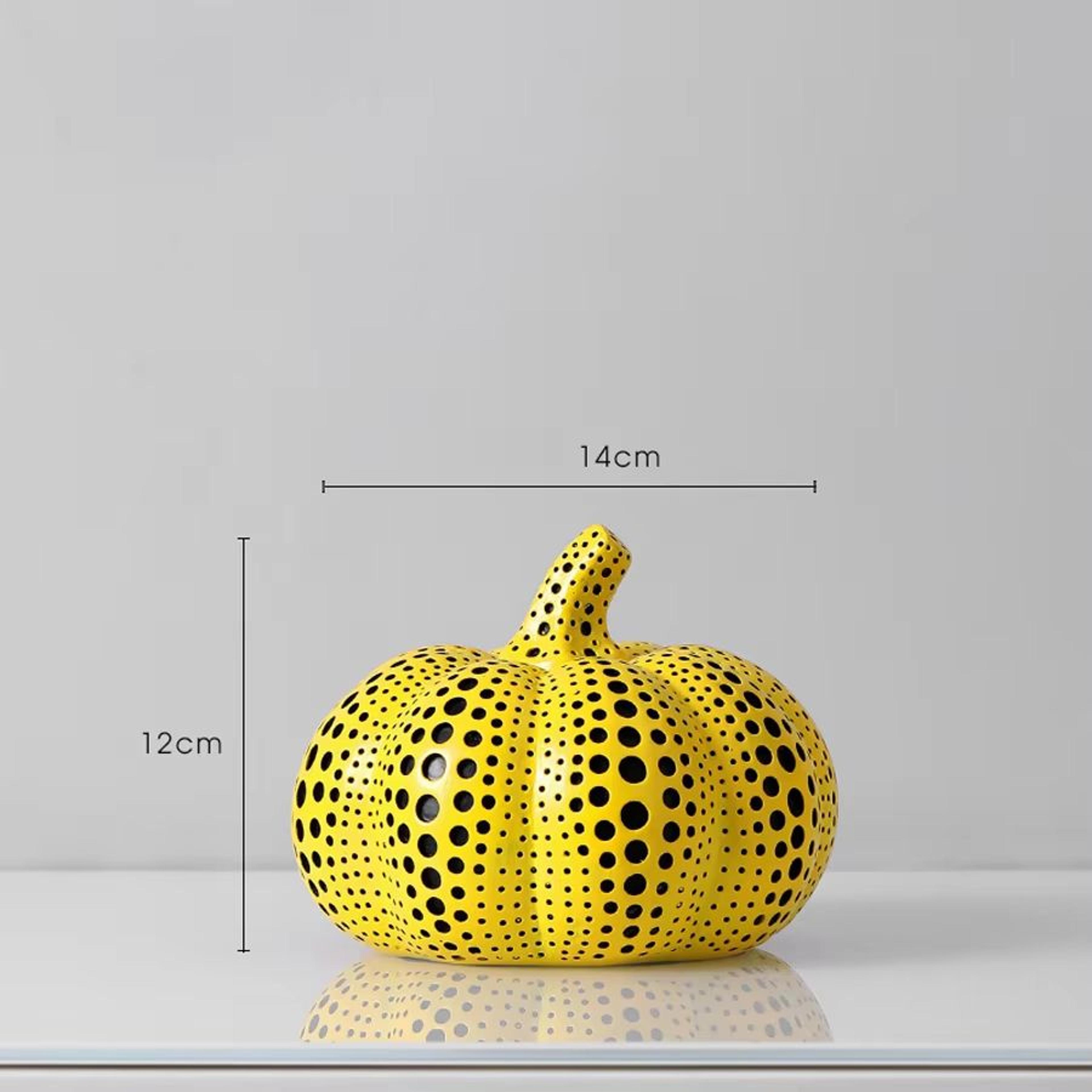 Funny Owl Pumpkin Figurine Decorative Statue For Fall Halloween  Home Decor 8