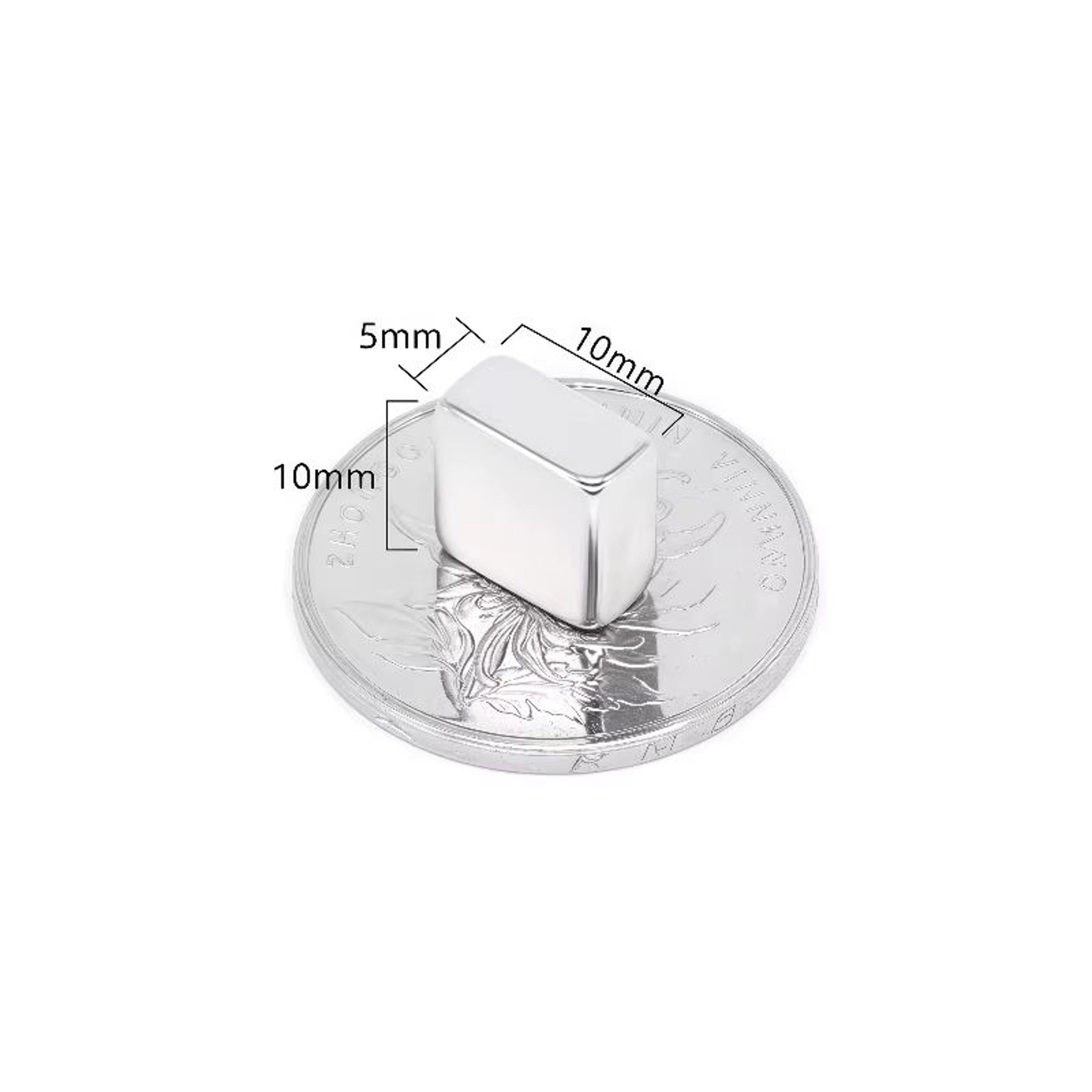 N52 Strong Square Magnet Set 10pcs Compact Rare Earth Magnets For Home Office Use 7