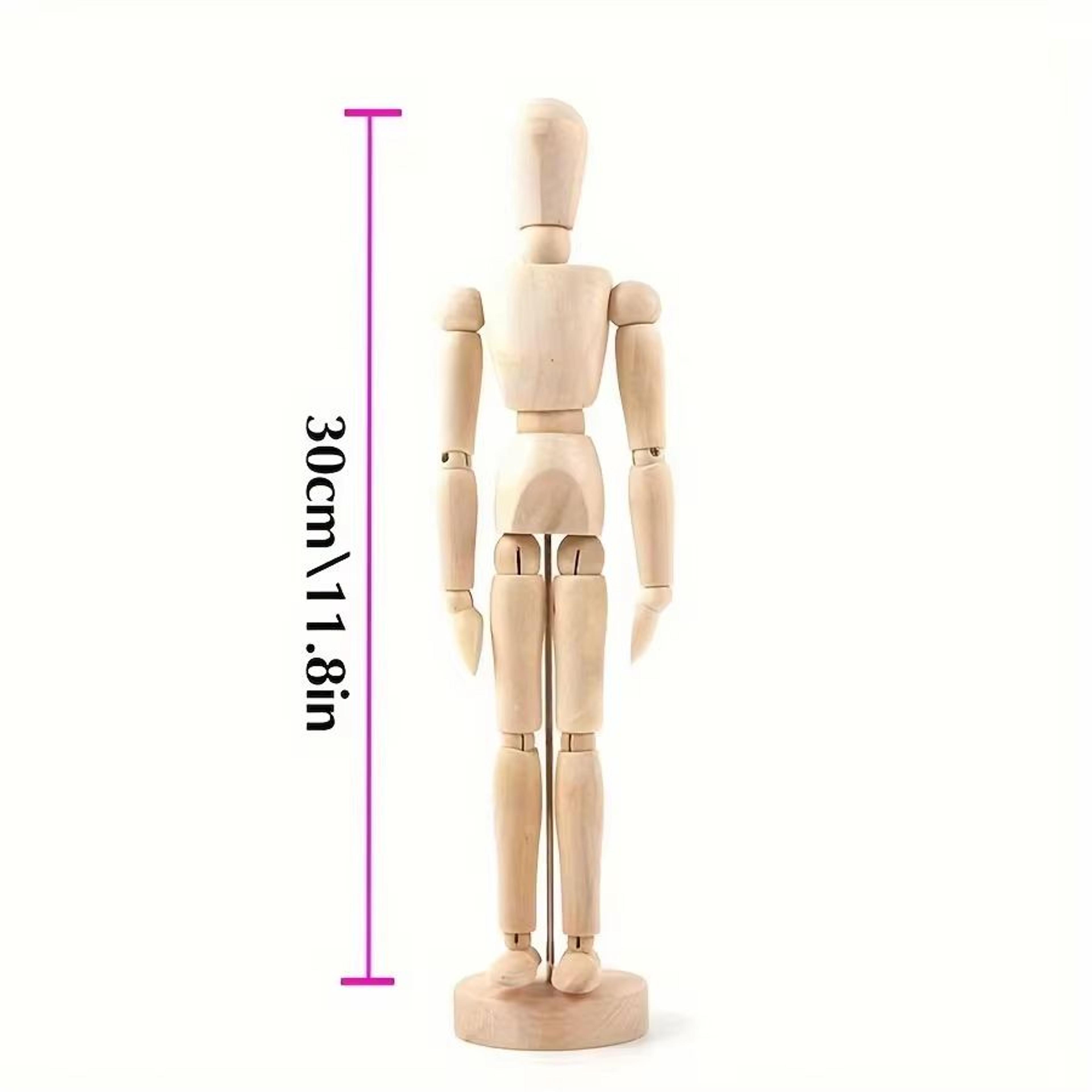 Poseable Wooden Artist Mannequin Movable Figure For Drawing And Decor 9