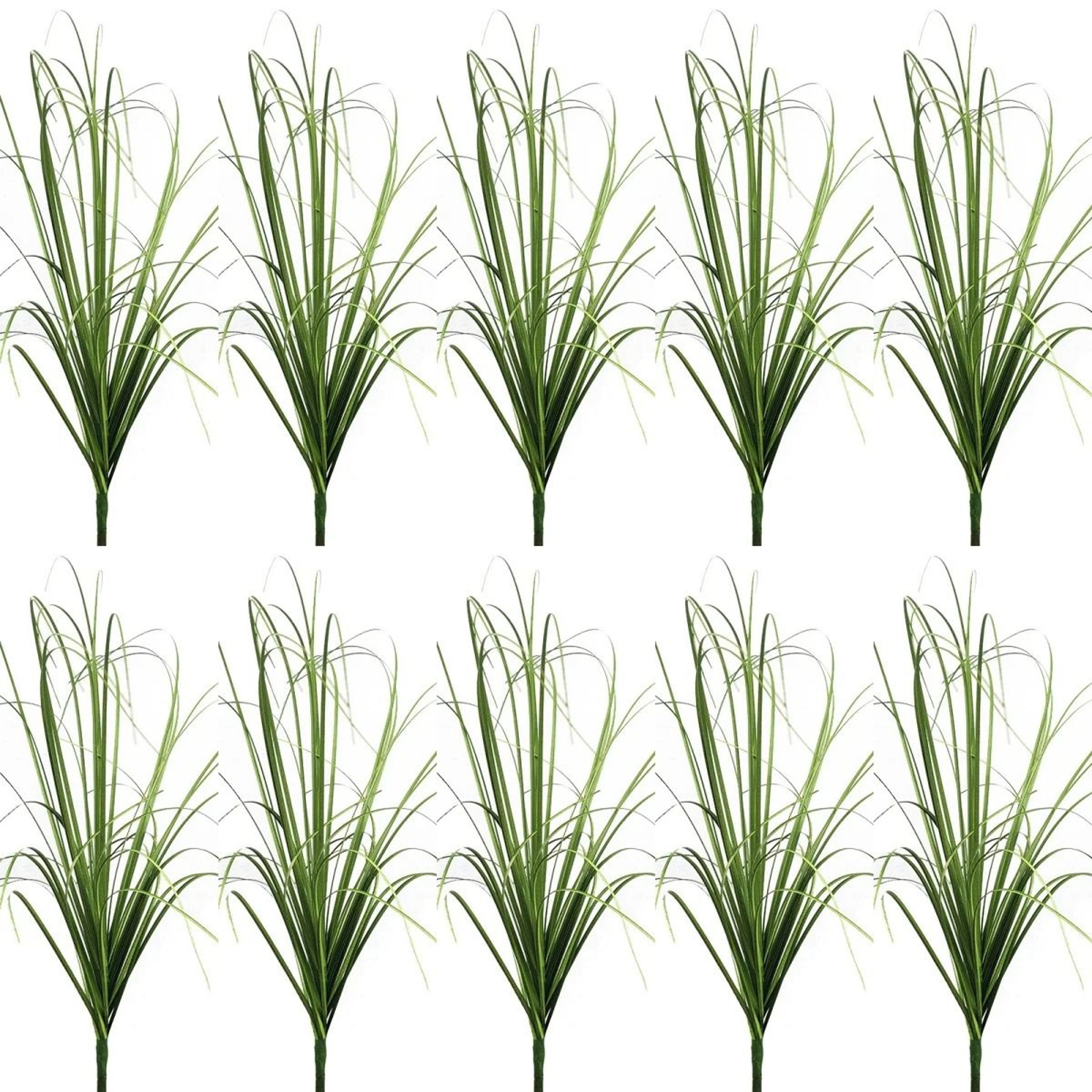 Realistic Artificial Grass Bush Decor Mini Faux Greenery For Home And DIY Landscaping 6