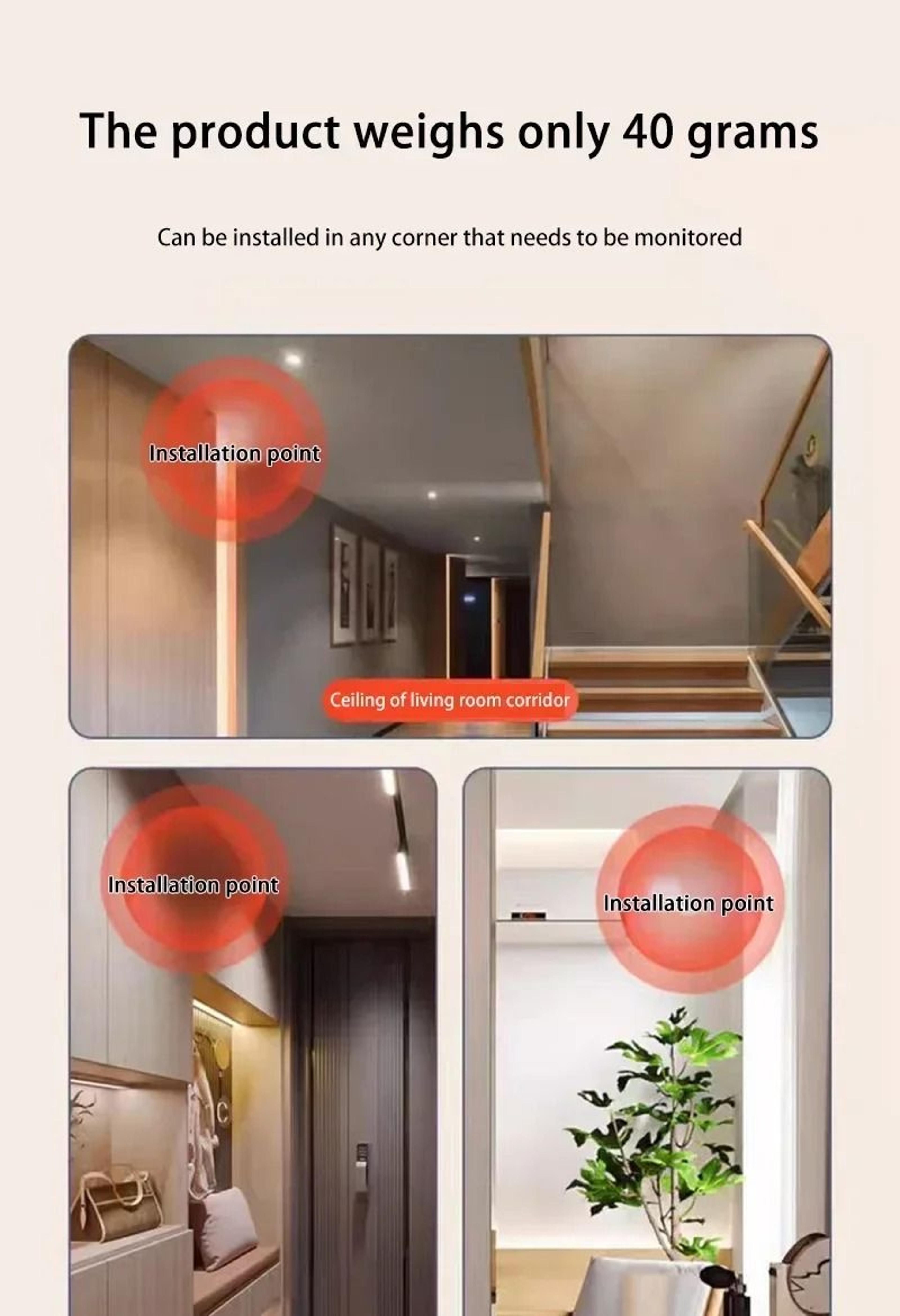 4K Mini WiFi Security Camera With Remote Monitoring  Motion Detection 4