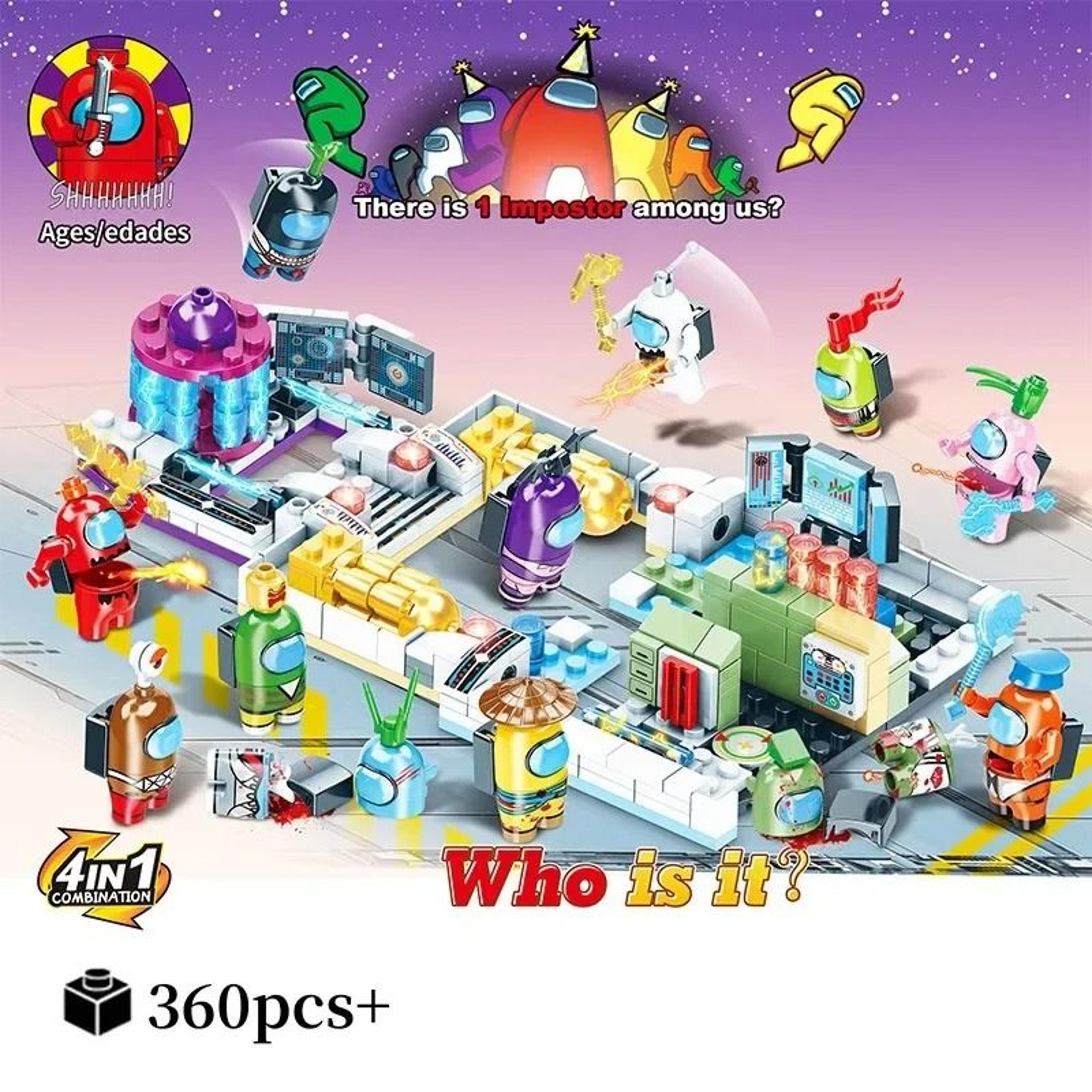 Space Werewolf Game Building Blocks Set Anime Figures  Ghost Scene Model 2