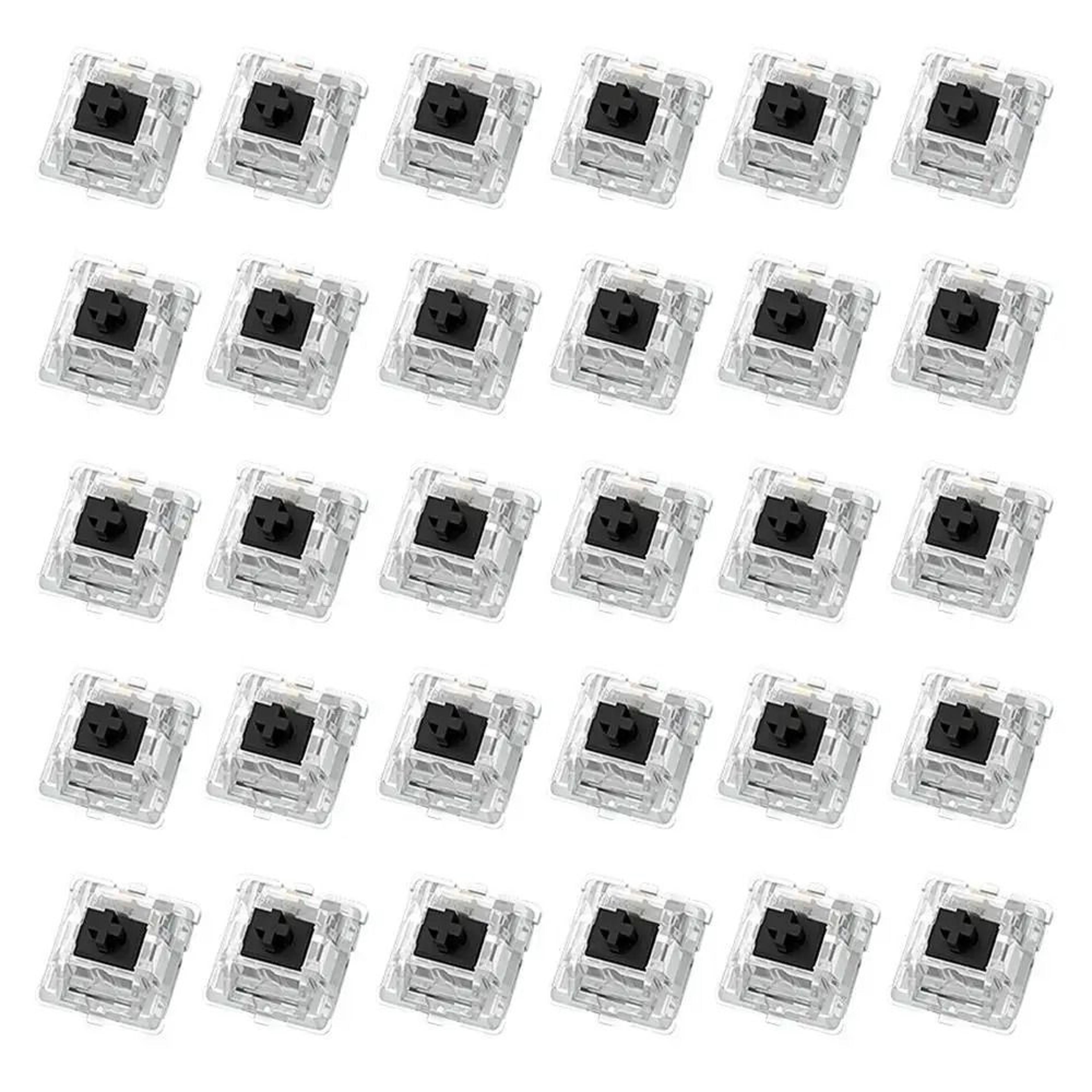30PCS Mechanical Keyboard Tactile Switch Set  2 Pin Clicker Replacement For DIY Keyboards 7