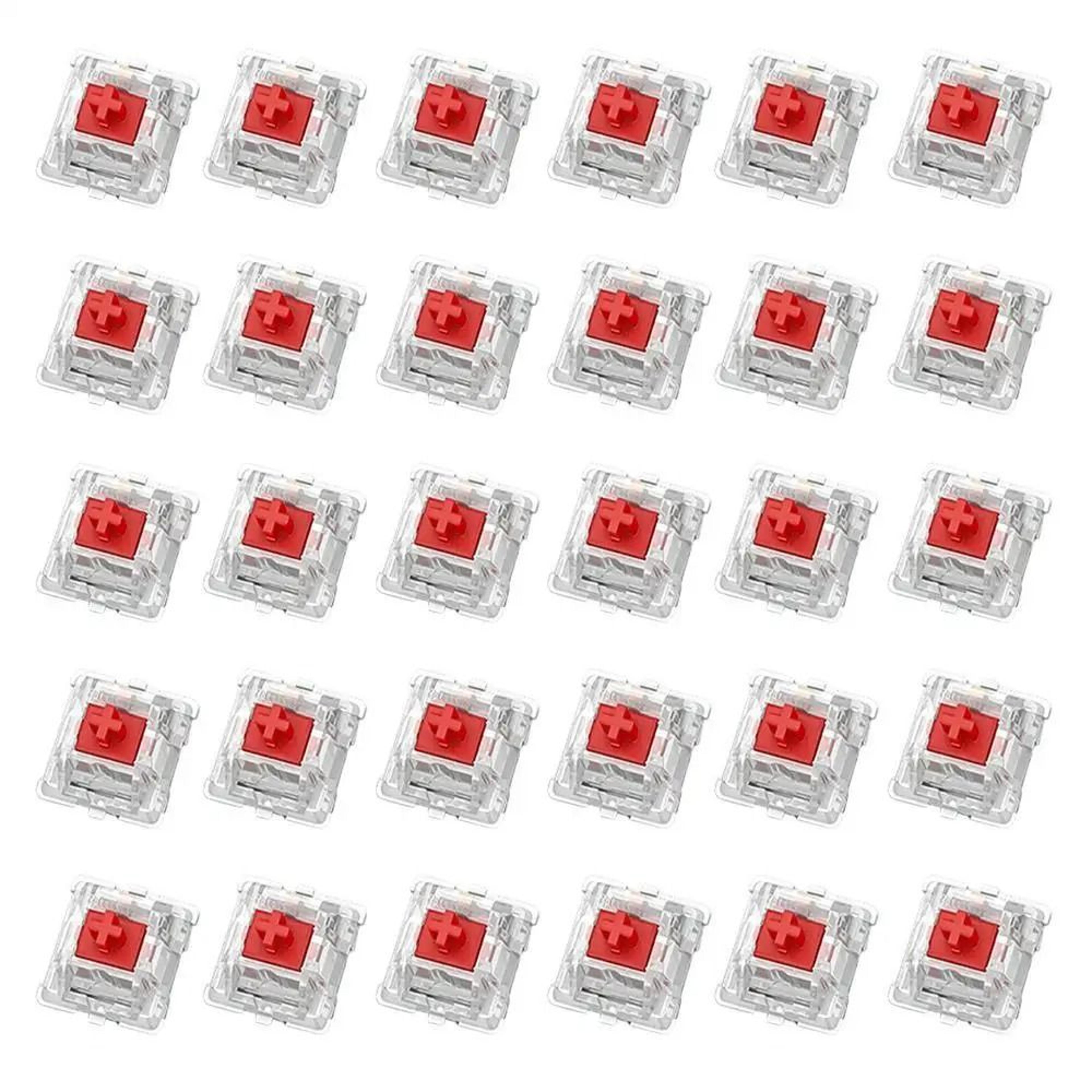 30PCS Mechanical Keyboard Tactile Switch Set  2 Pin Clicker Replacement For DIY Keyboards 8