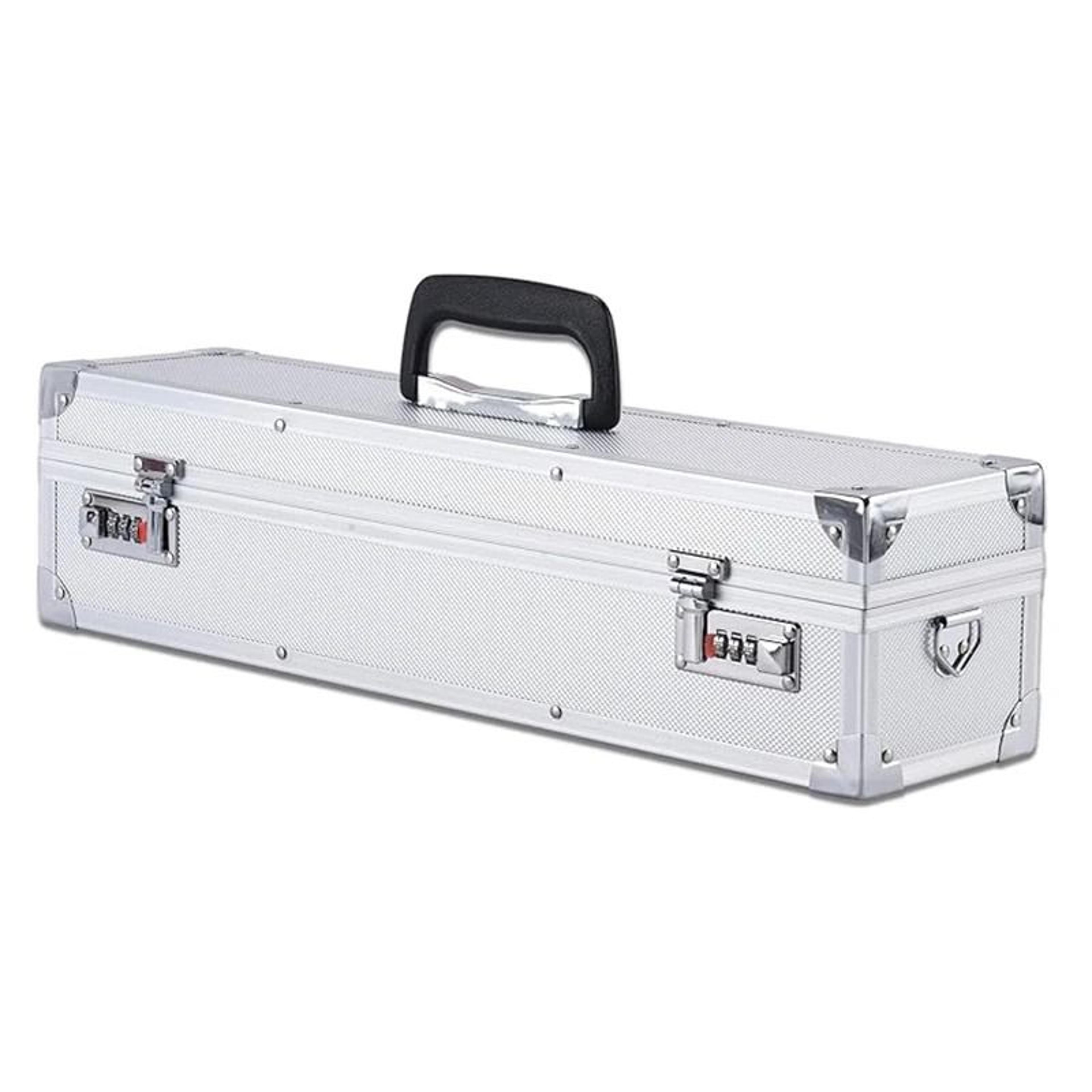 Lockable Chef Knife Storage Case Aluminum Hard Shell Knife Organizer Box For Safe Travel And Storag 7