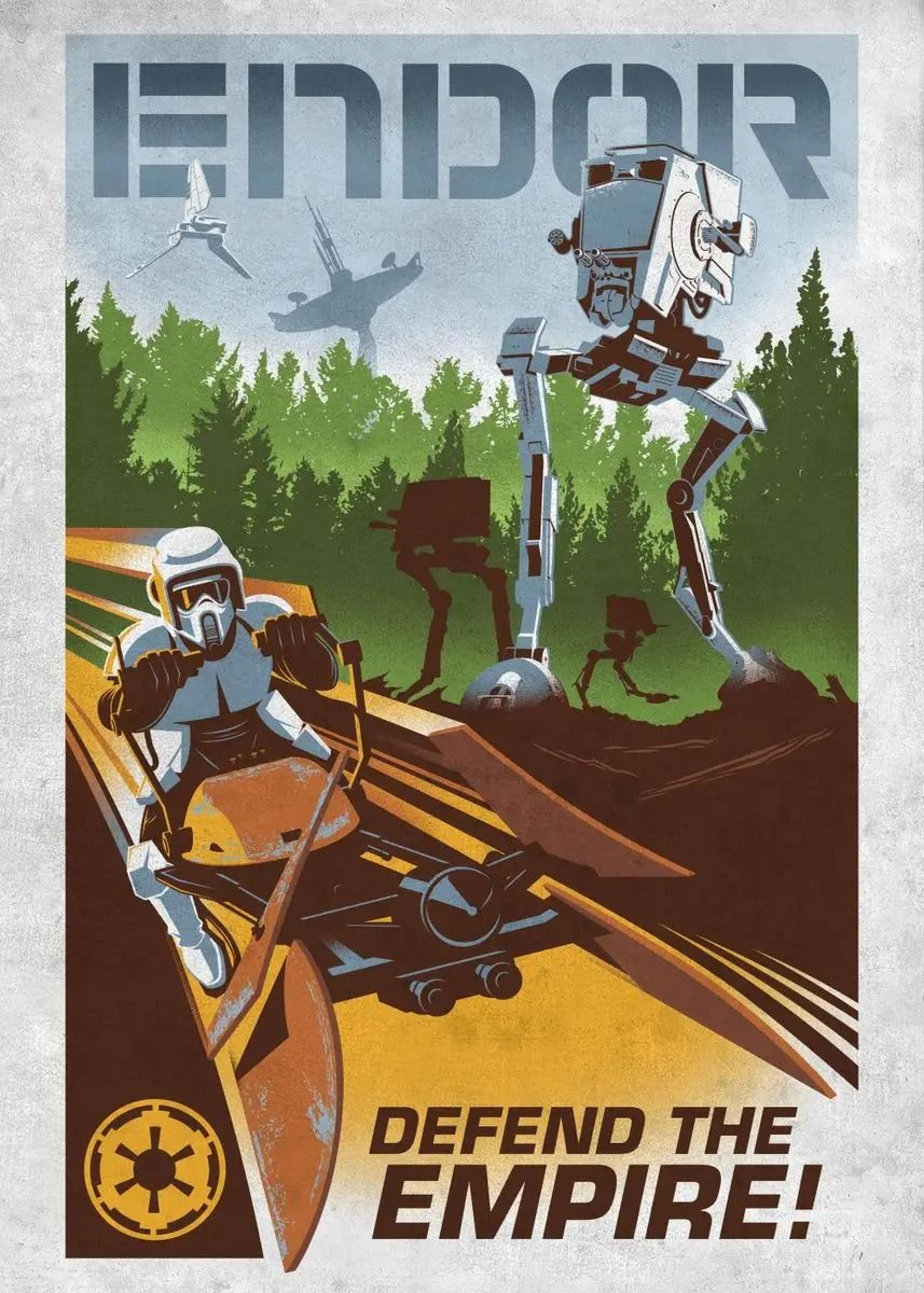 Galactic Retro Propaganda Canvas Poster Space Movie Wall Art 12