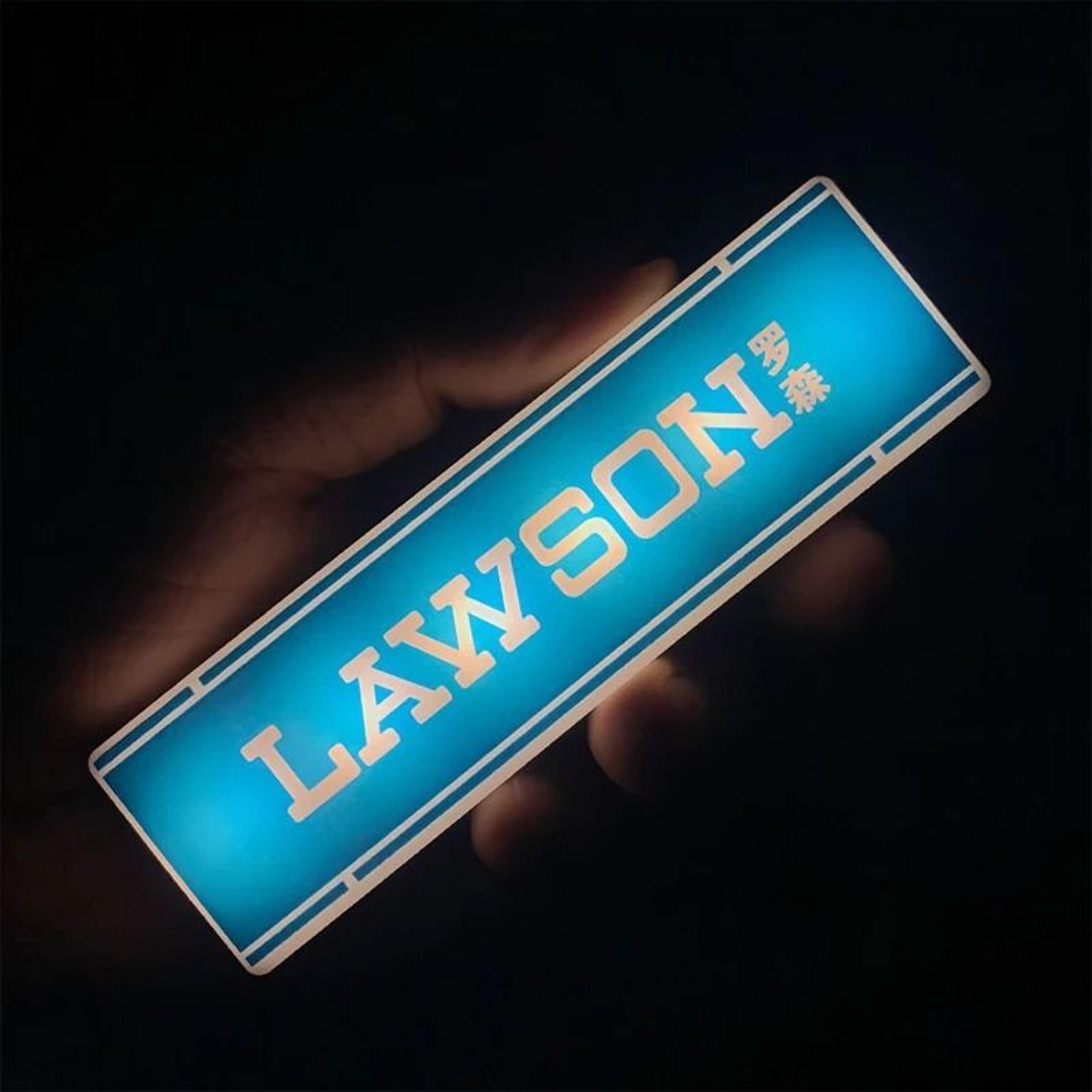 Magnetic LED Convenience Store Fridge Sticker  TouchControl Luminous Lawson Style Decor 2