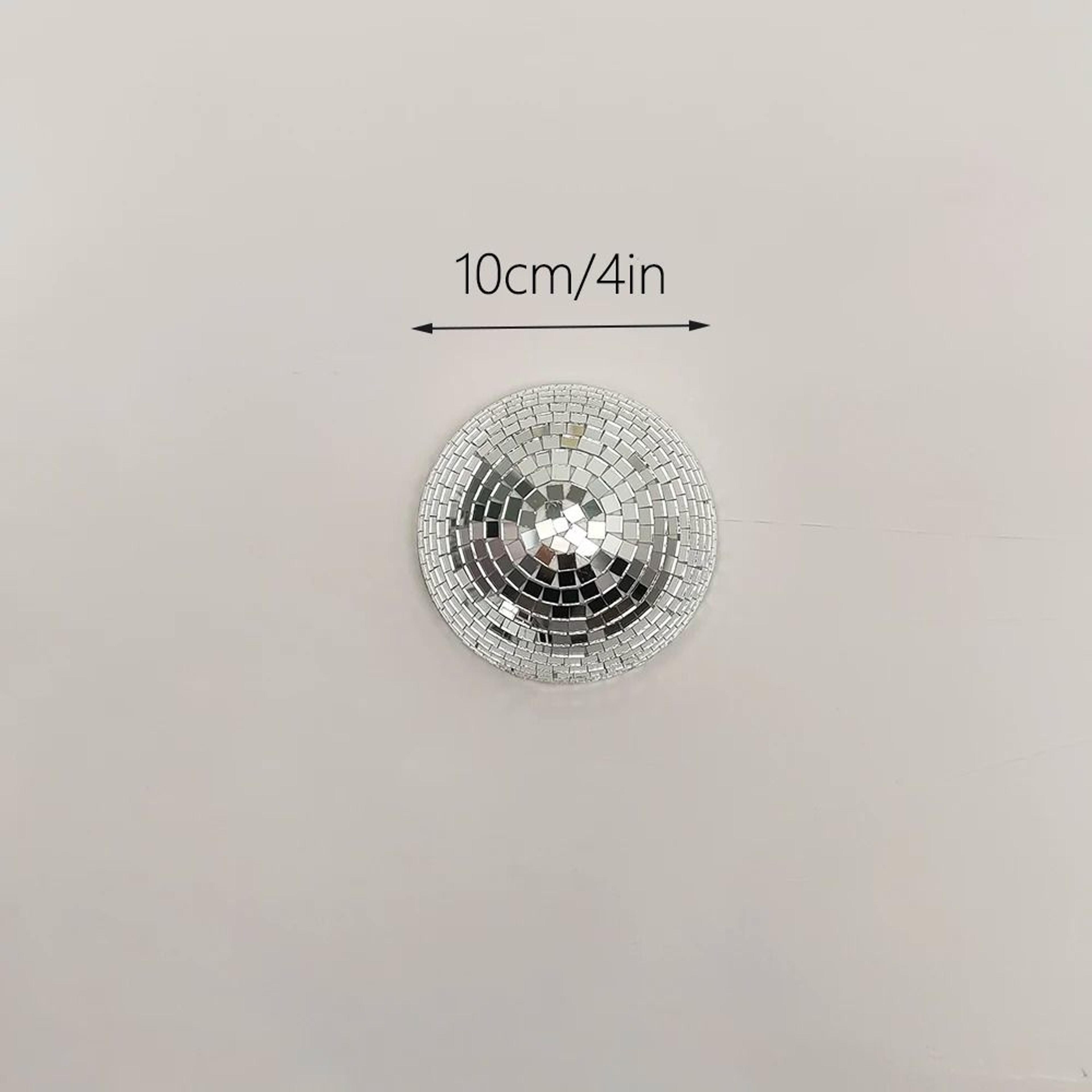 Modern Disco Mirror Wall Art Semicircle Reflective Decor For Stylish Interiors 6