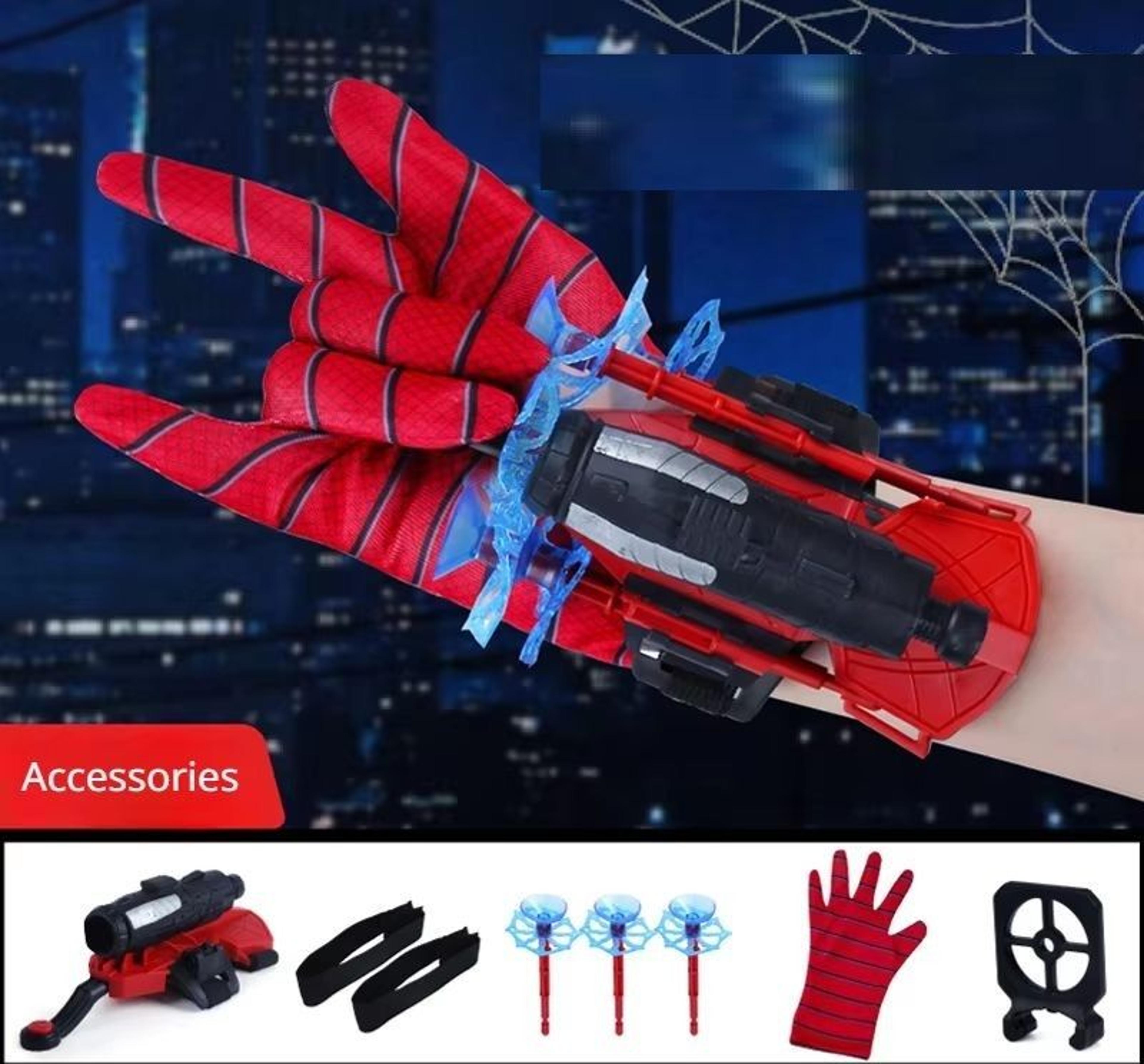 Spider Hero Web Blaster Toy With Rotating Soft Dart Launcher  Suction Cup Darts 2