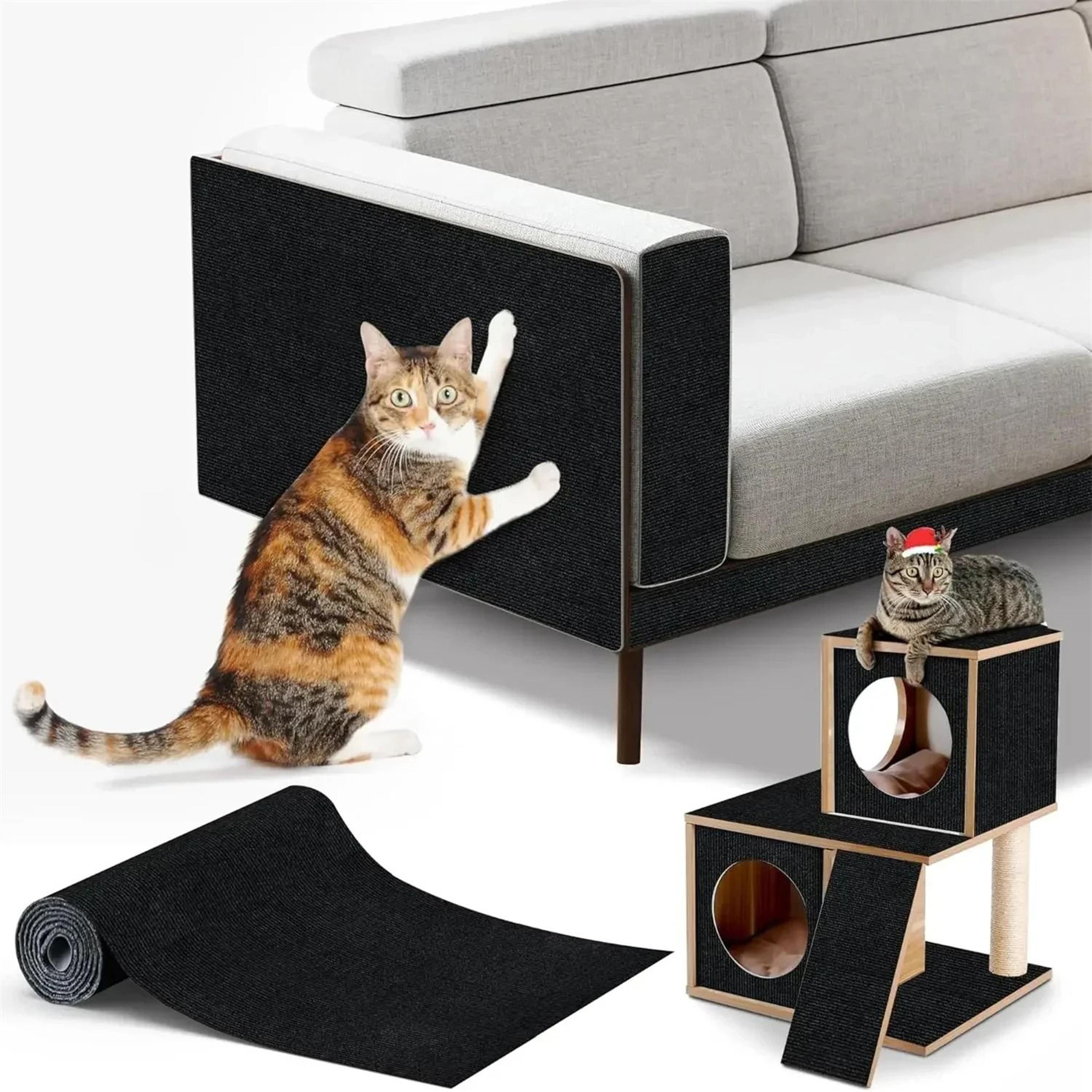SelfAdhesive Cat Scratcher Furniture Protector Mat For Sofas Walls  Corners 12