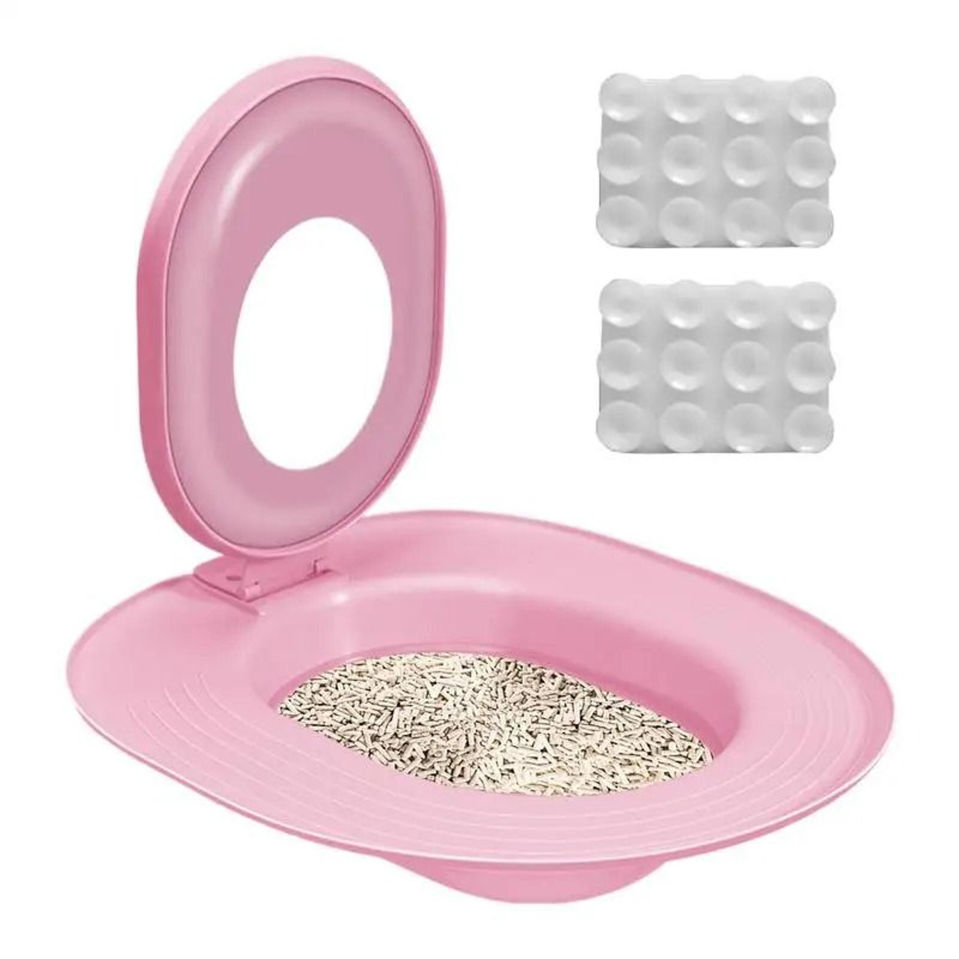 Reusable Cat Toilet Training Seat System For LitterFree Potty Training 3