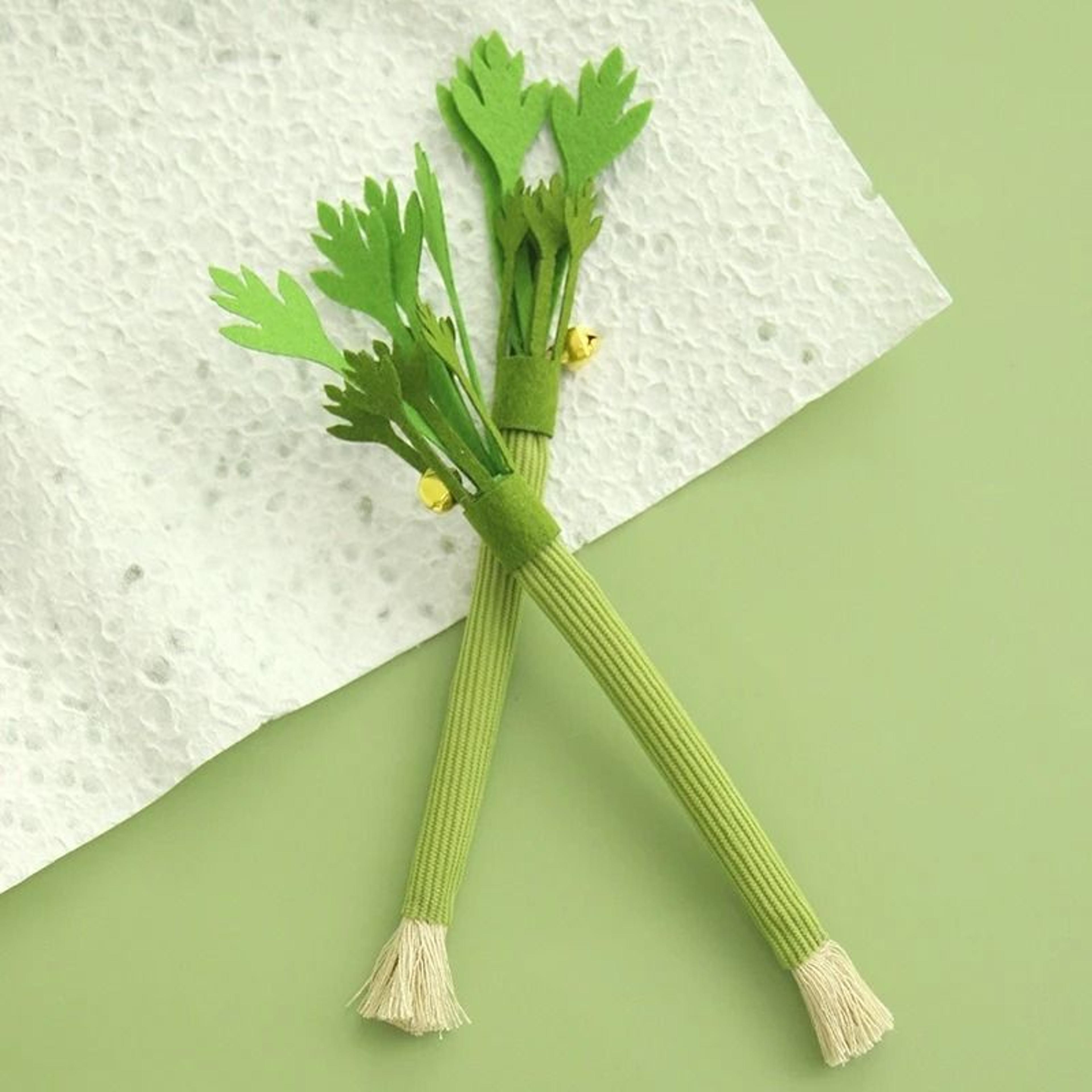 Natural Catnip Molar Stick Chew Toy With Bell For Teeth Cleaning  Interactive Play 2