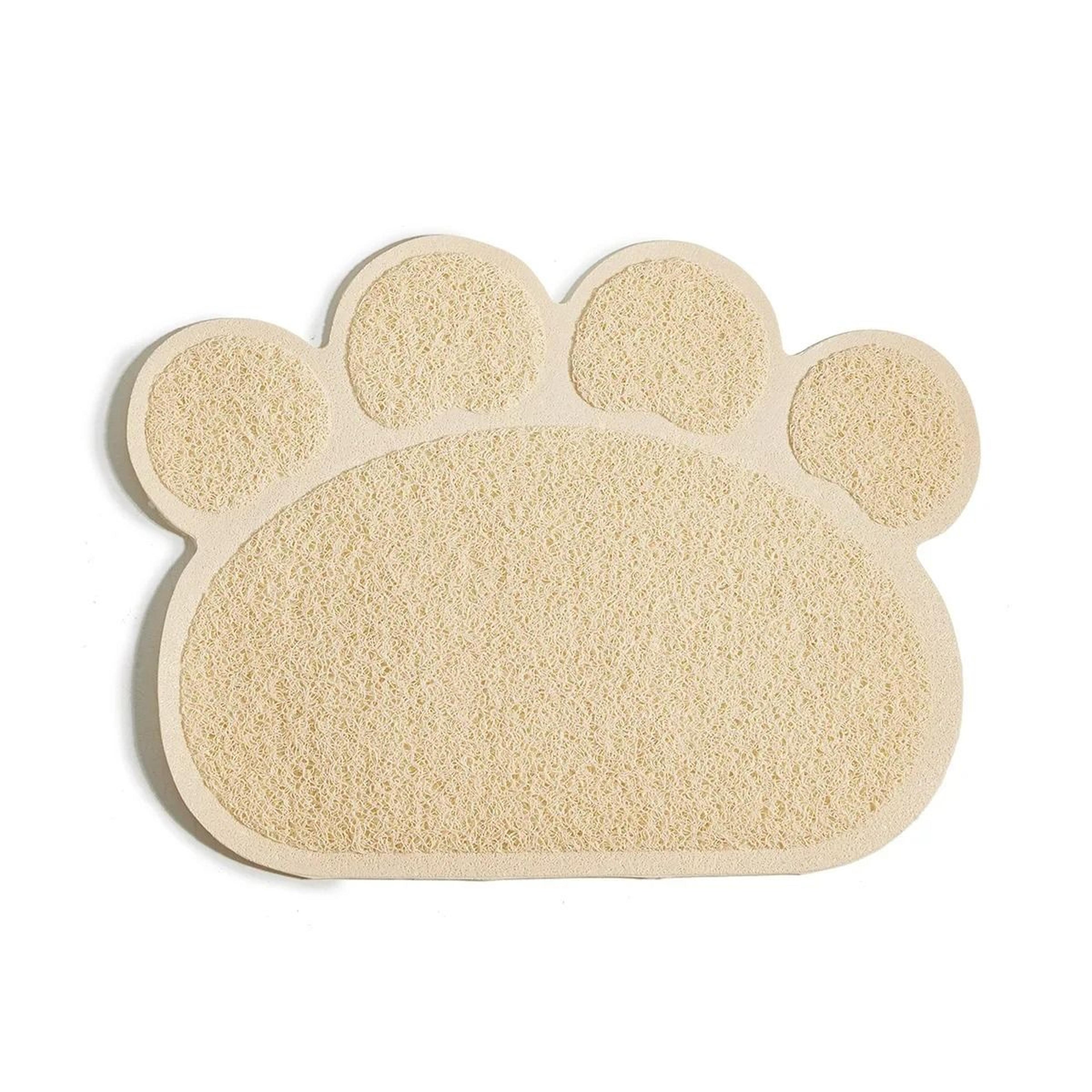 Waterproof Paw Print Cat Litter Mat For Cleaner Floors  Less Tracking 8