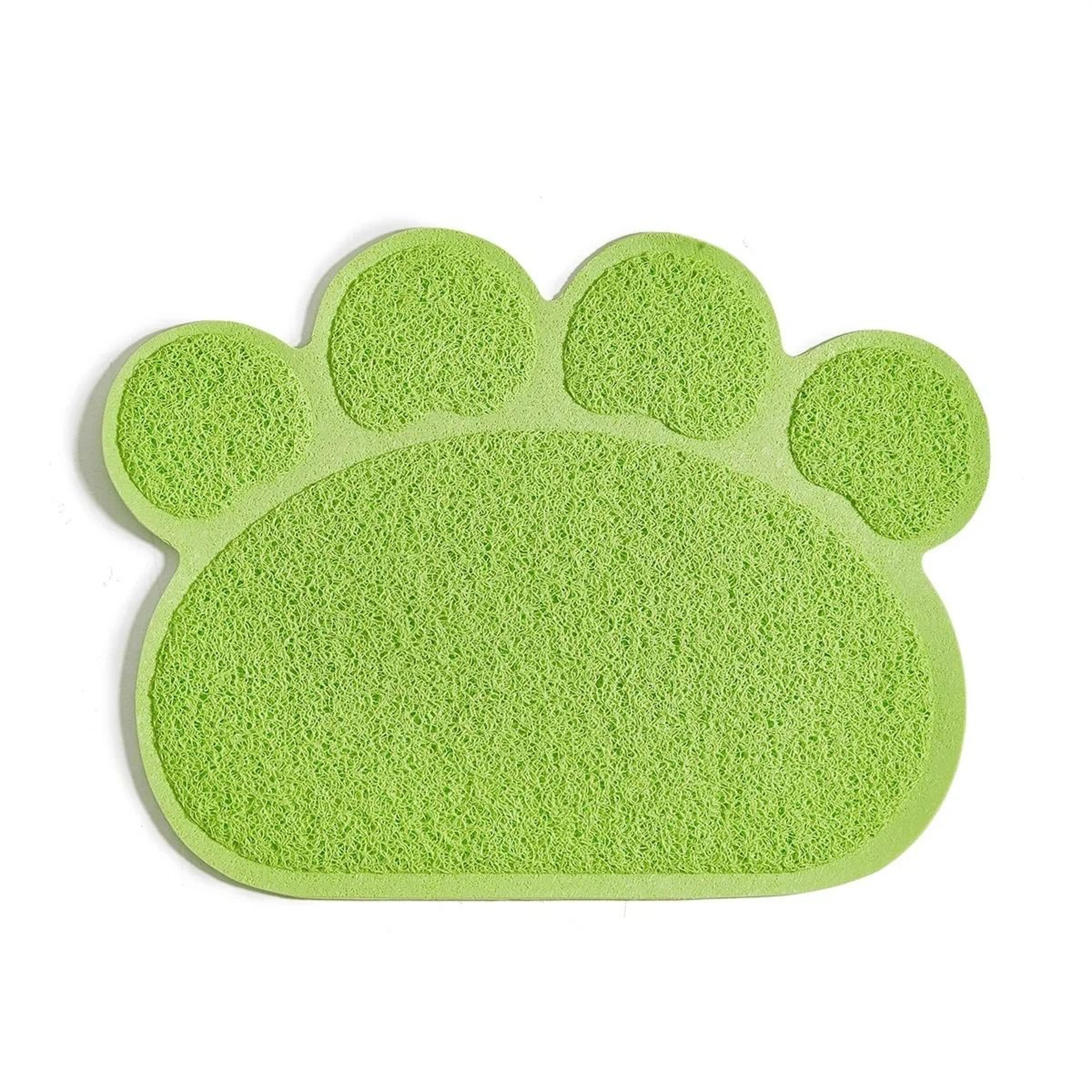 Waterproof Paw Print Cat Litter Mat For Cleaner Floors  Less Tracking 6