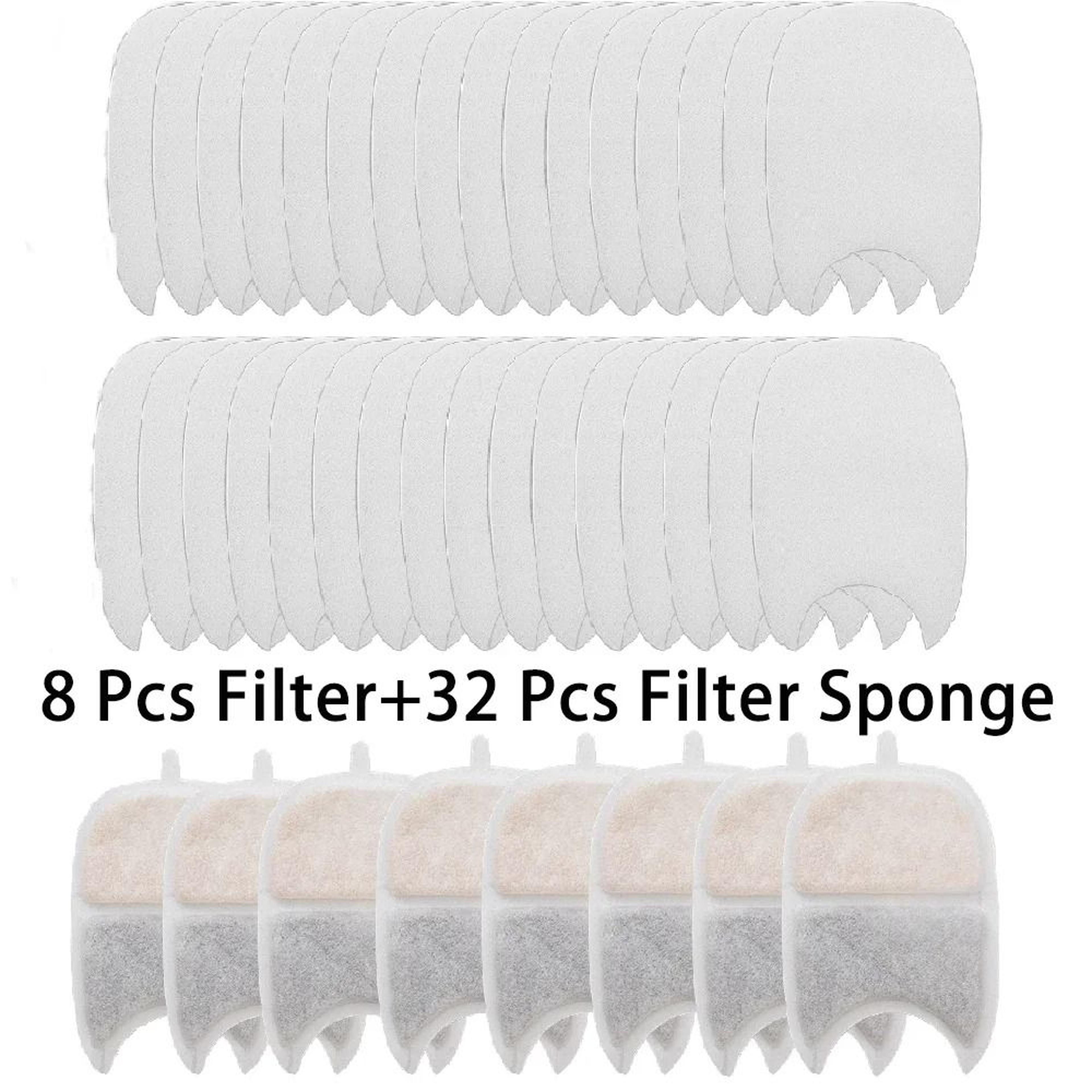 6Layer Replacement Water Filters For Stainless Steel Cat And Dog Water Fountains 8
