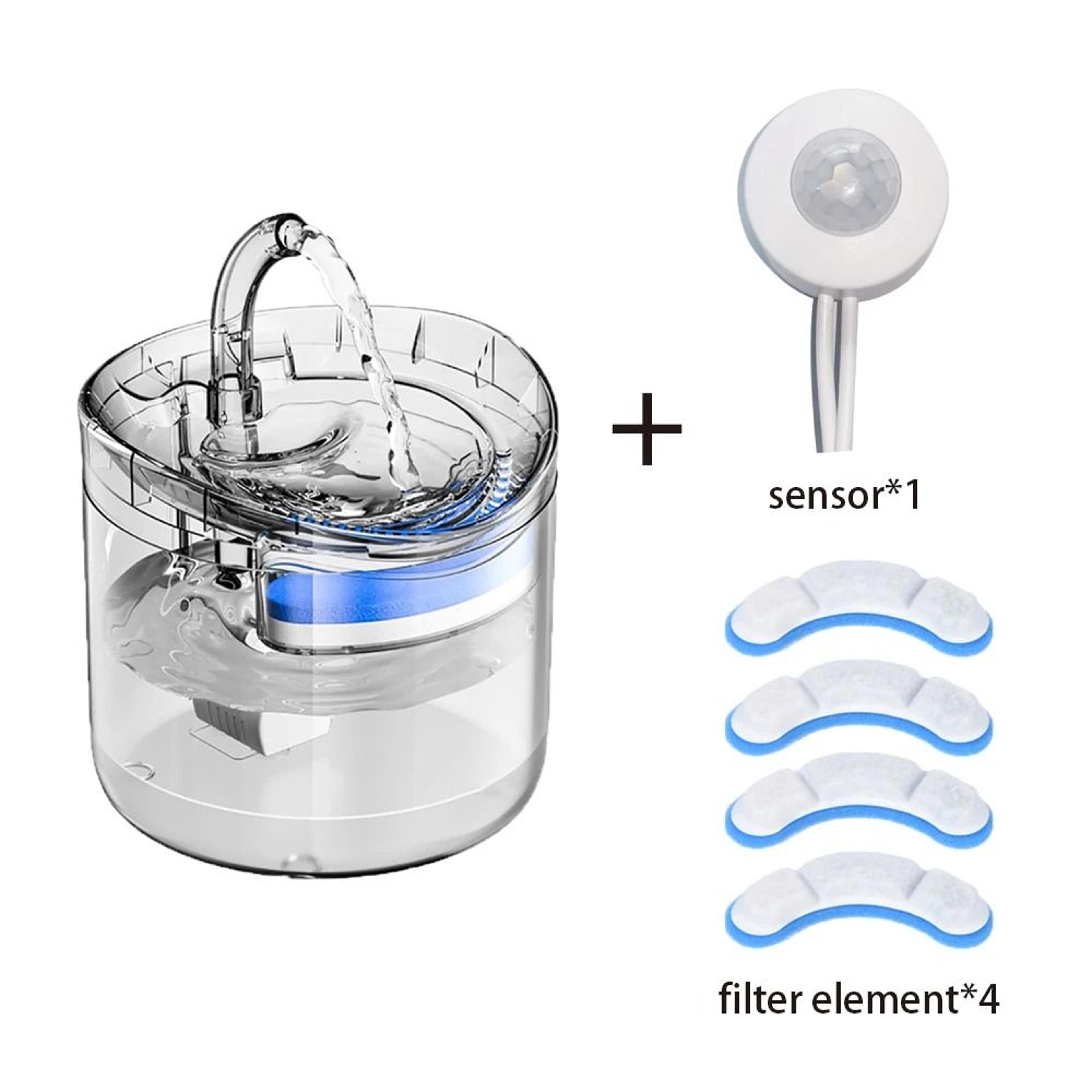 Smart Motion Sensor Pet Water Fountain 67oz Automatic Drinking Station 9