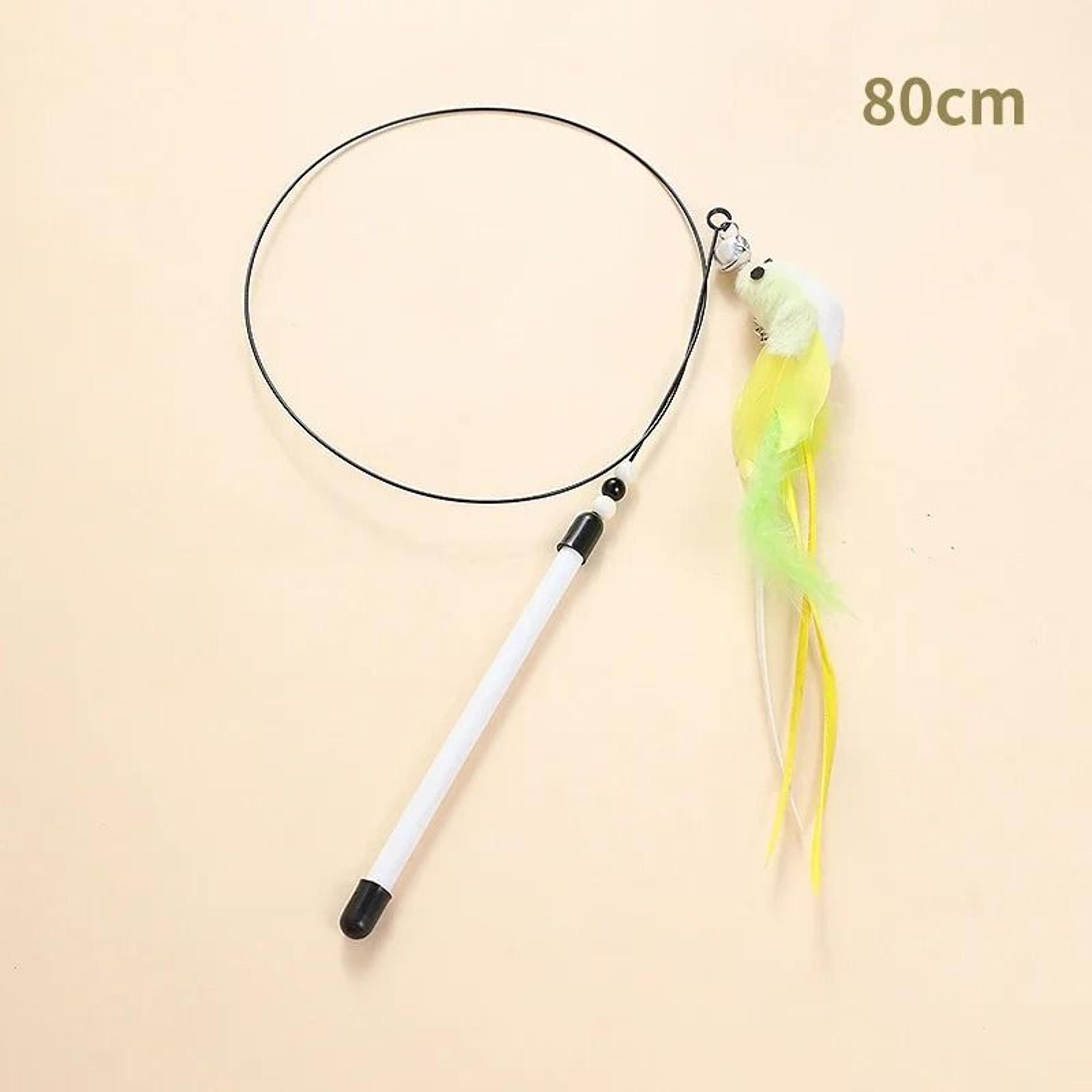 SkyHunter Telescopic Feather Cat Wand Toy With Bell 7