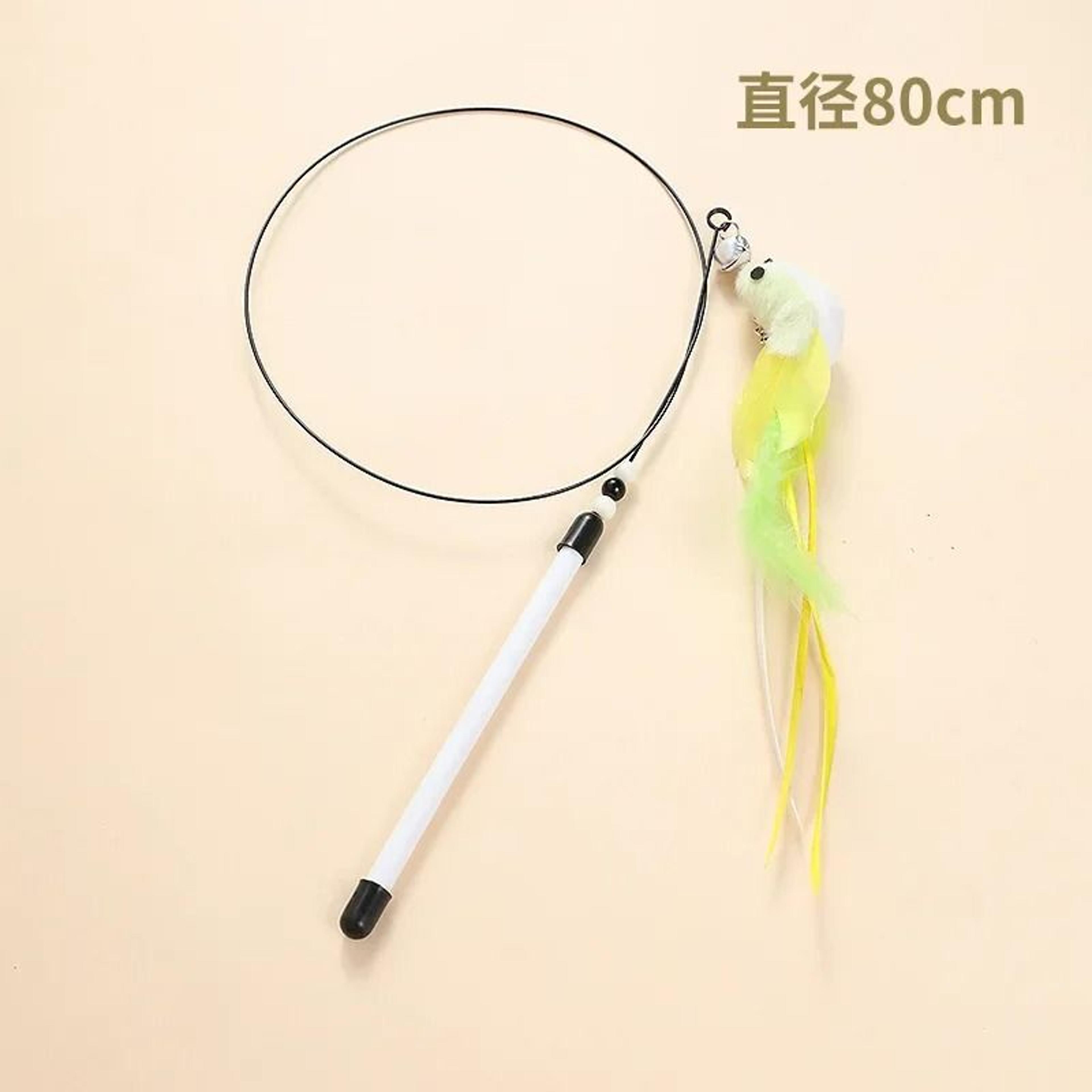 SkyHunter Telescopic Feather Cat Wand Toy With Bell 8