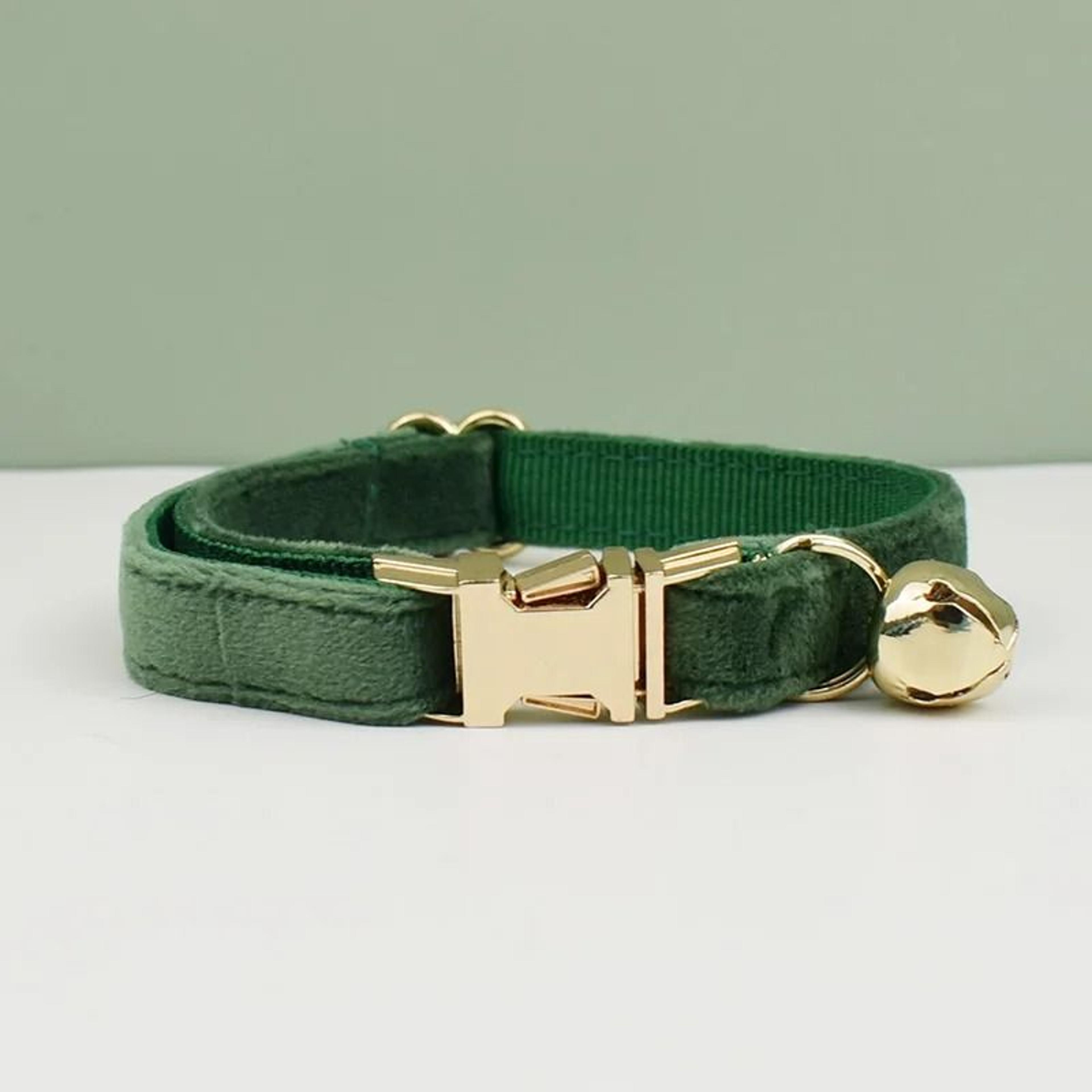 VelvetCharm Personalized Cat Collar With Bow And Bell 11