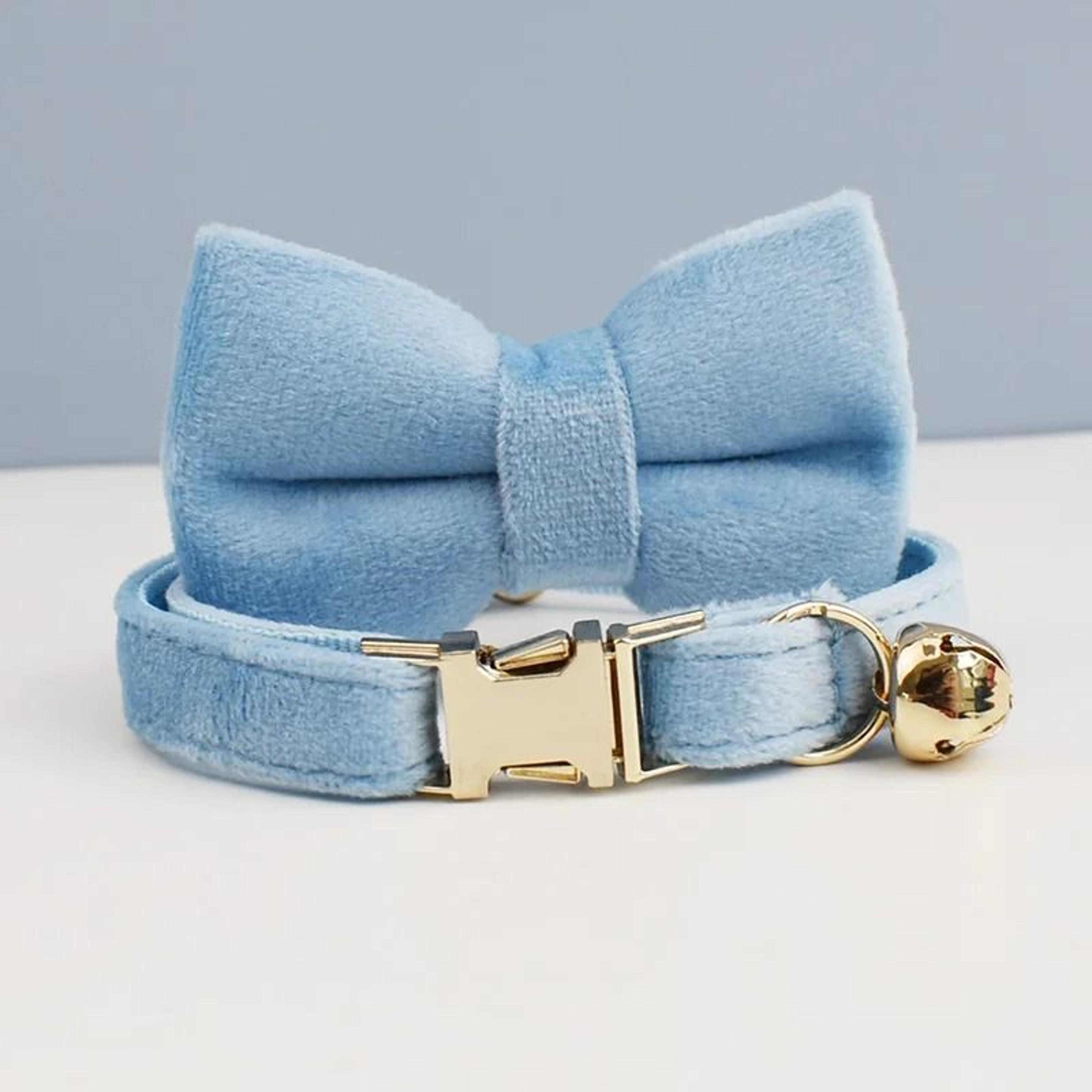 ElegantPaws Personalized Bowknot Cat Collar With Free Custom Engraving 14