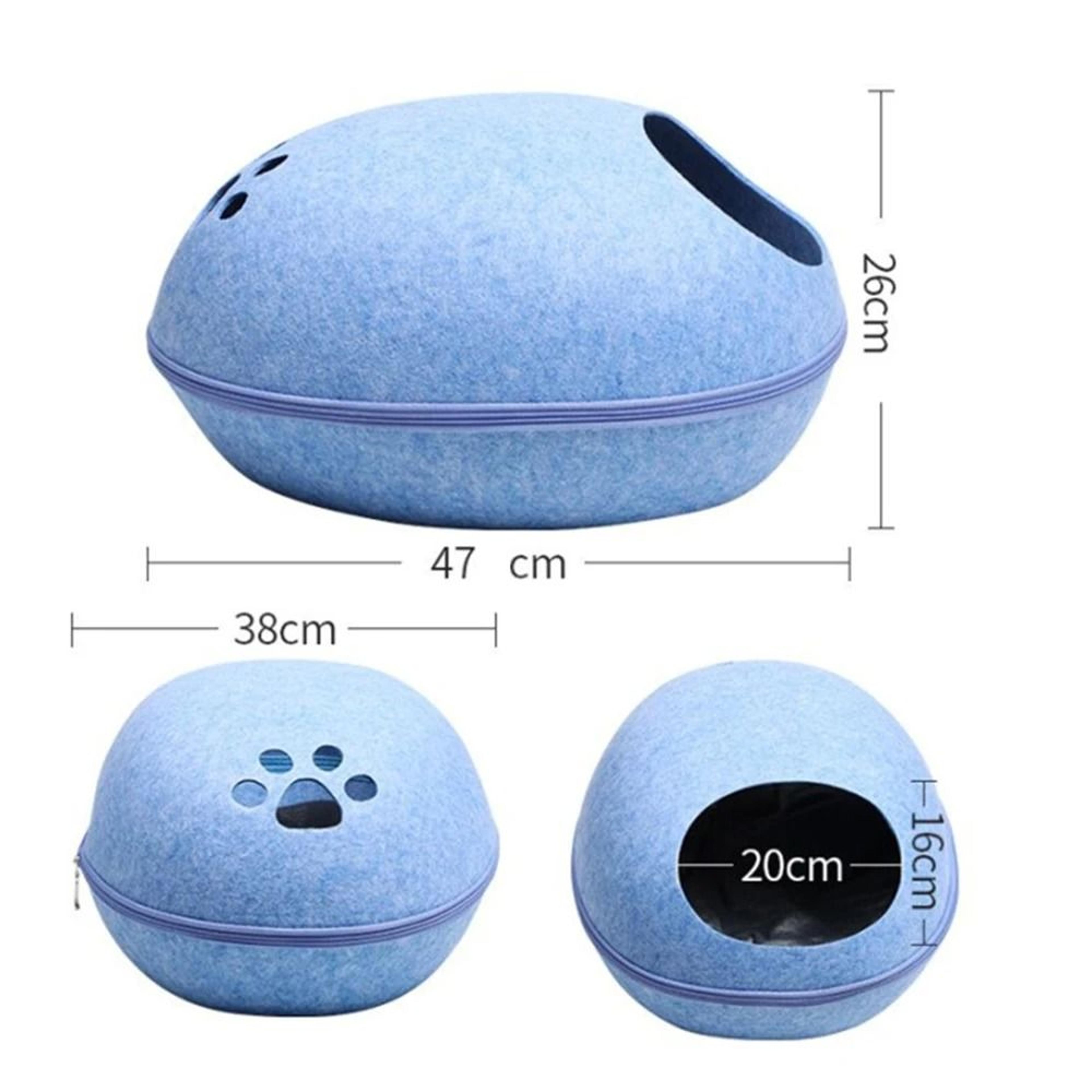 Cozy Removable Cat House Bed With Breathable Cushion For Cats  Small Dogs 2