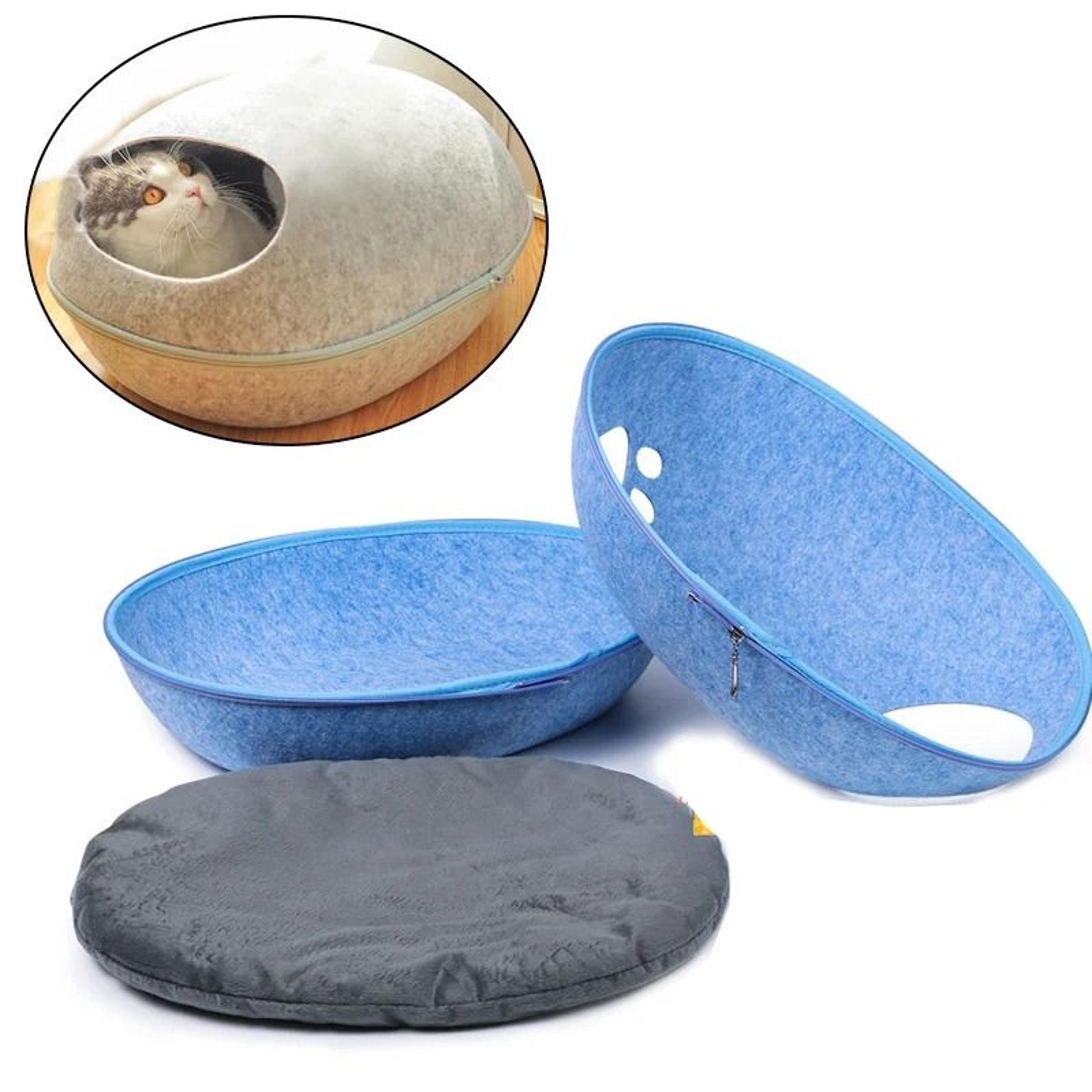 Cozy Removable Cat House Bed With Breathable Cushion For Cats  Small Dogs 3