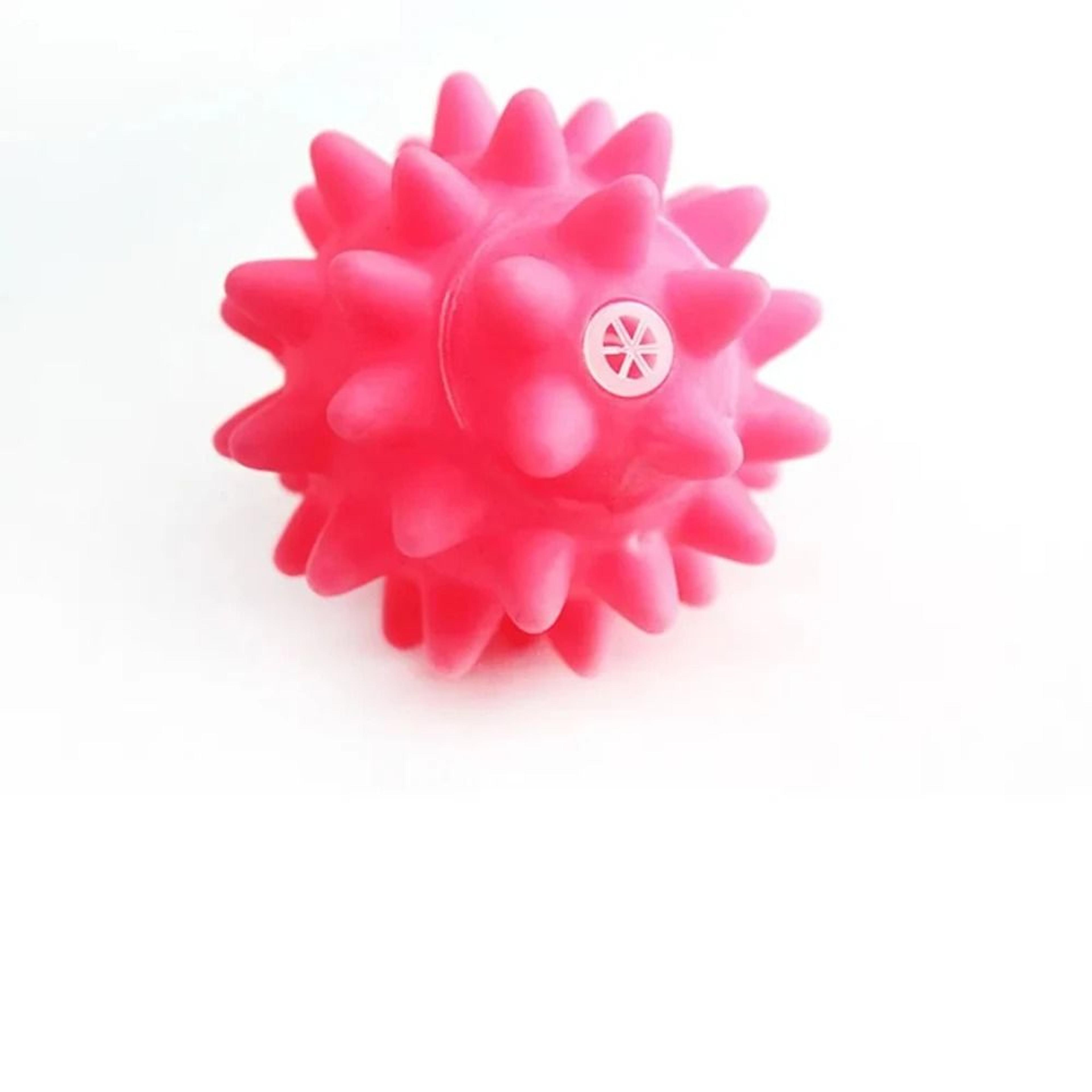 3PCS Reflective Sea Urchin Dog Ball Set  Interactive SoundMaking Chew Toys For Small  Medium Dogs 4