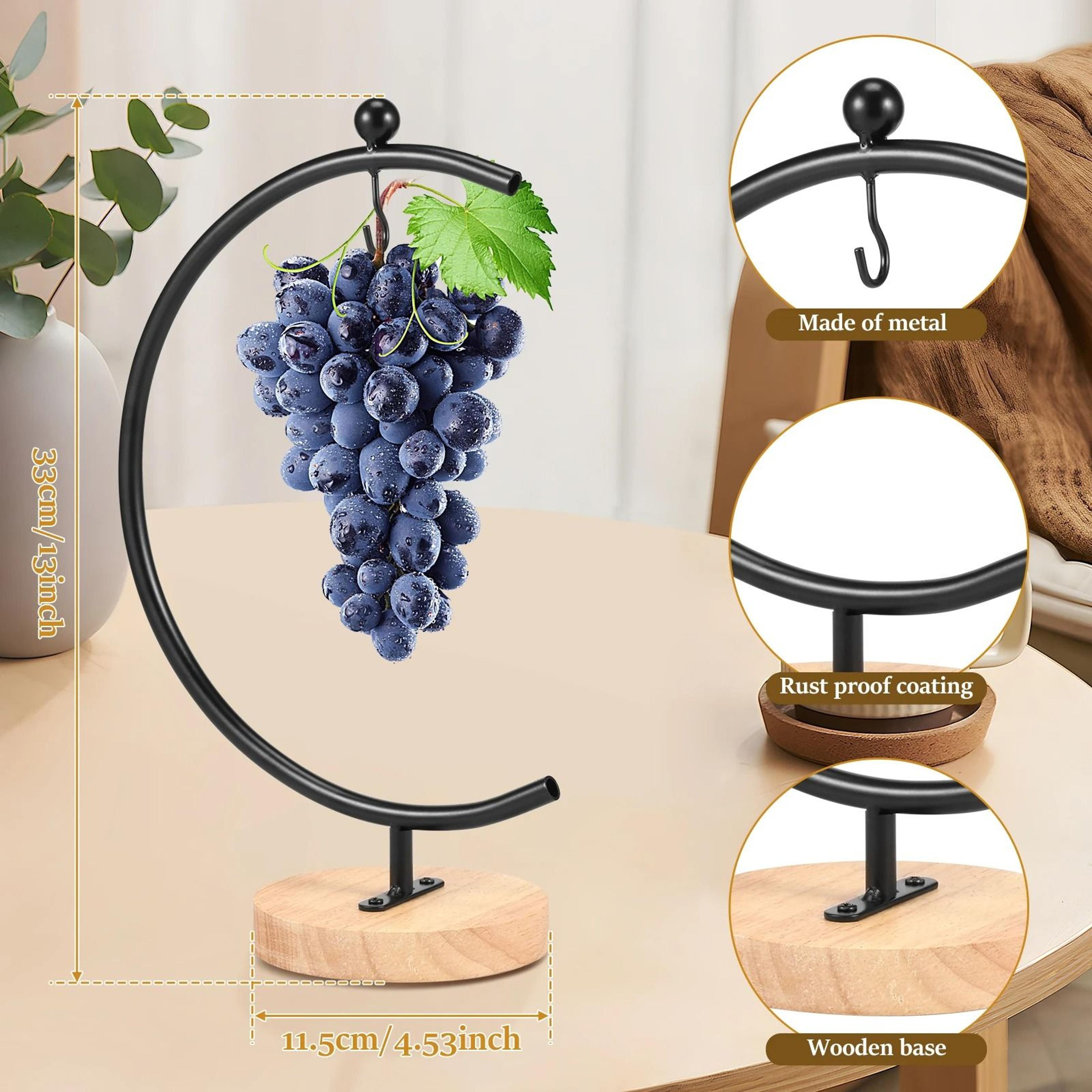 Moon Shape Banana Holder Stand For Fresh Fruit Storage And Kitchen Counter Organization 4