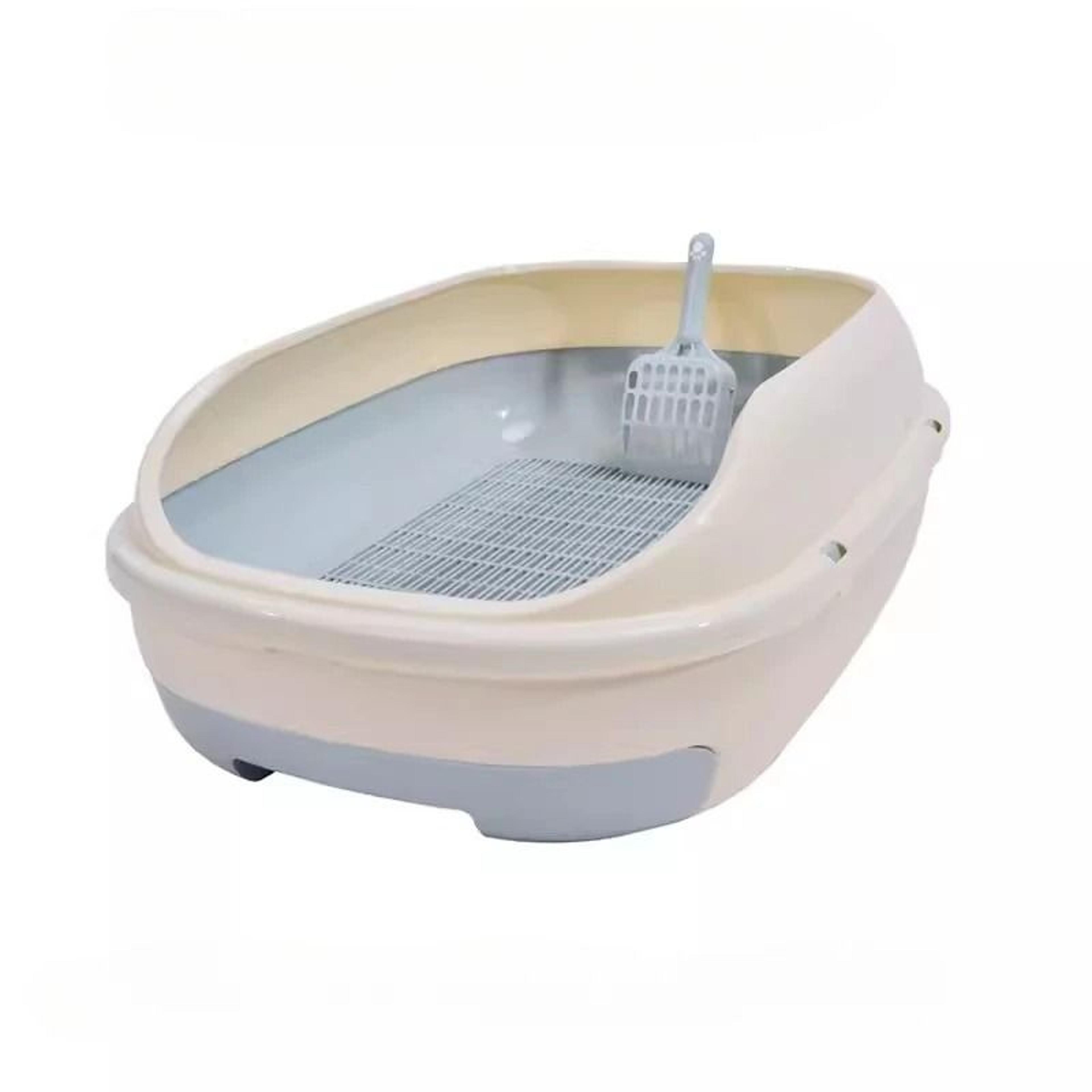 CleanFlow ExtraLarge SemiClosed Double Layer Cat Litter Box With Drawer  Splash Guard 7