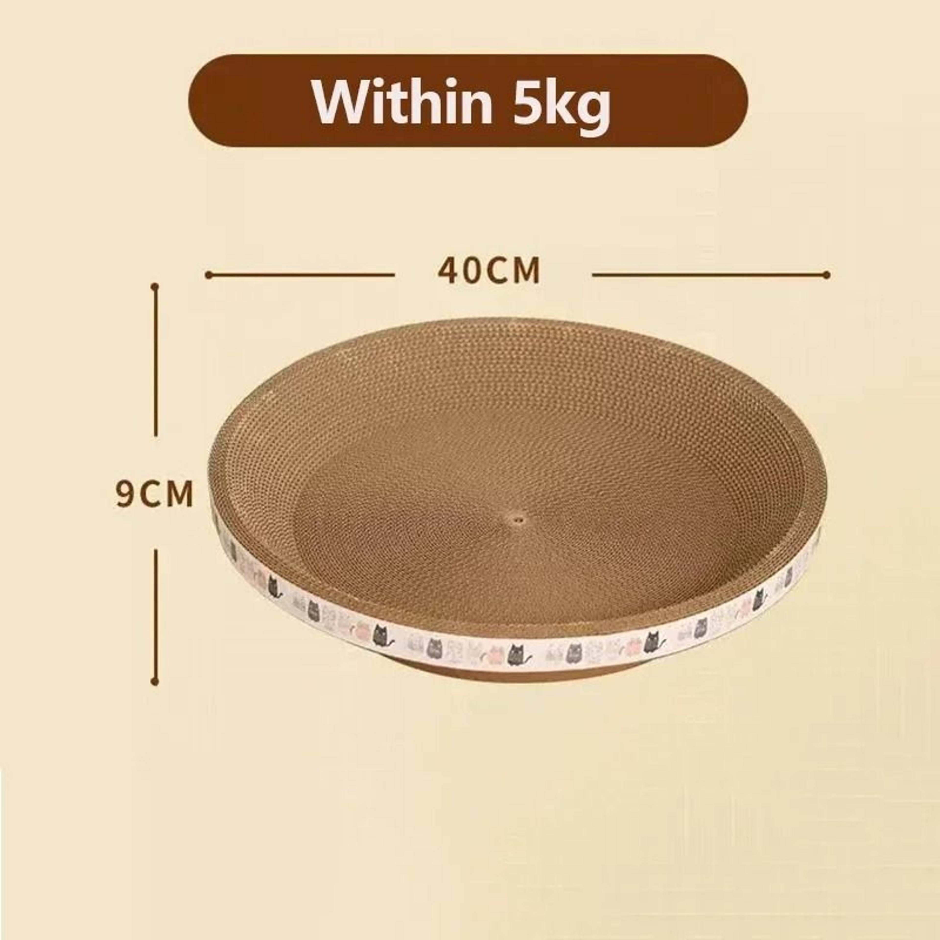 ScratchLounge Corrugated Cat Scratcher Bed With Catnip  Furniture Protection Design 9