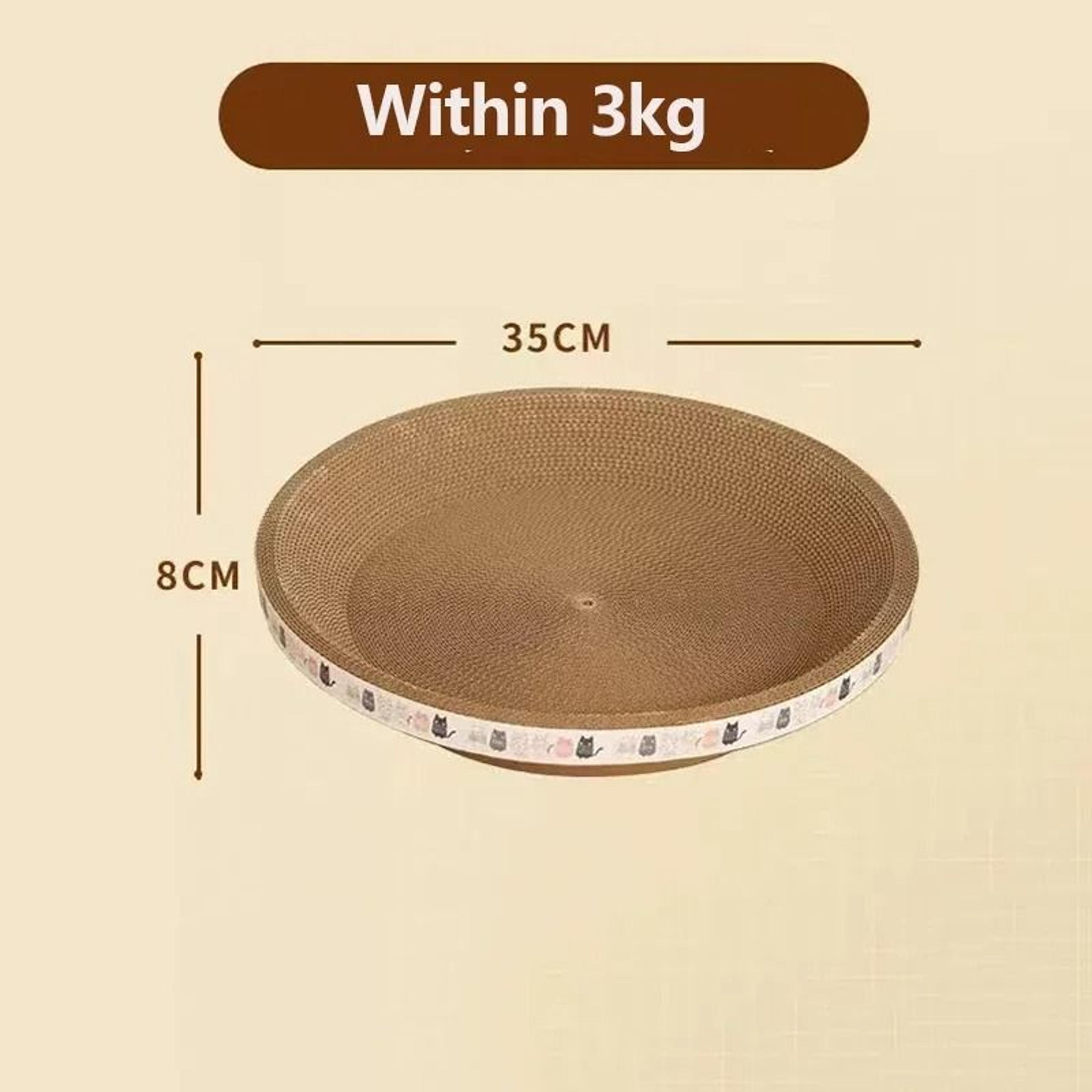 ScratchLounge Corrugated Cat Scratcher Bed With Catnip  Furniture Protection Design 8